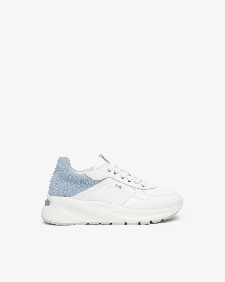 Nero Giardini Sneakers cuir daim femme confort
