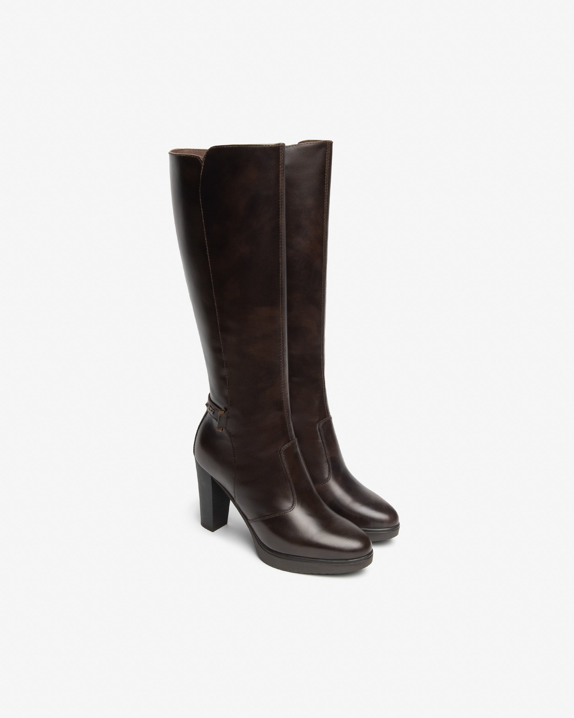 Nero Giardini Boots bottes cuir talon 90 femme