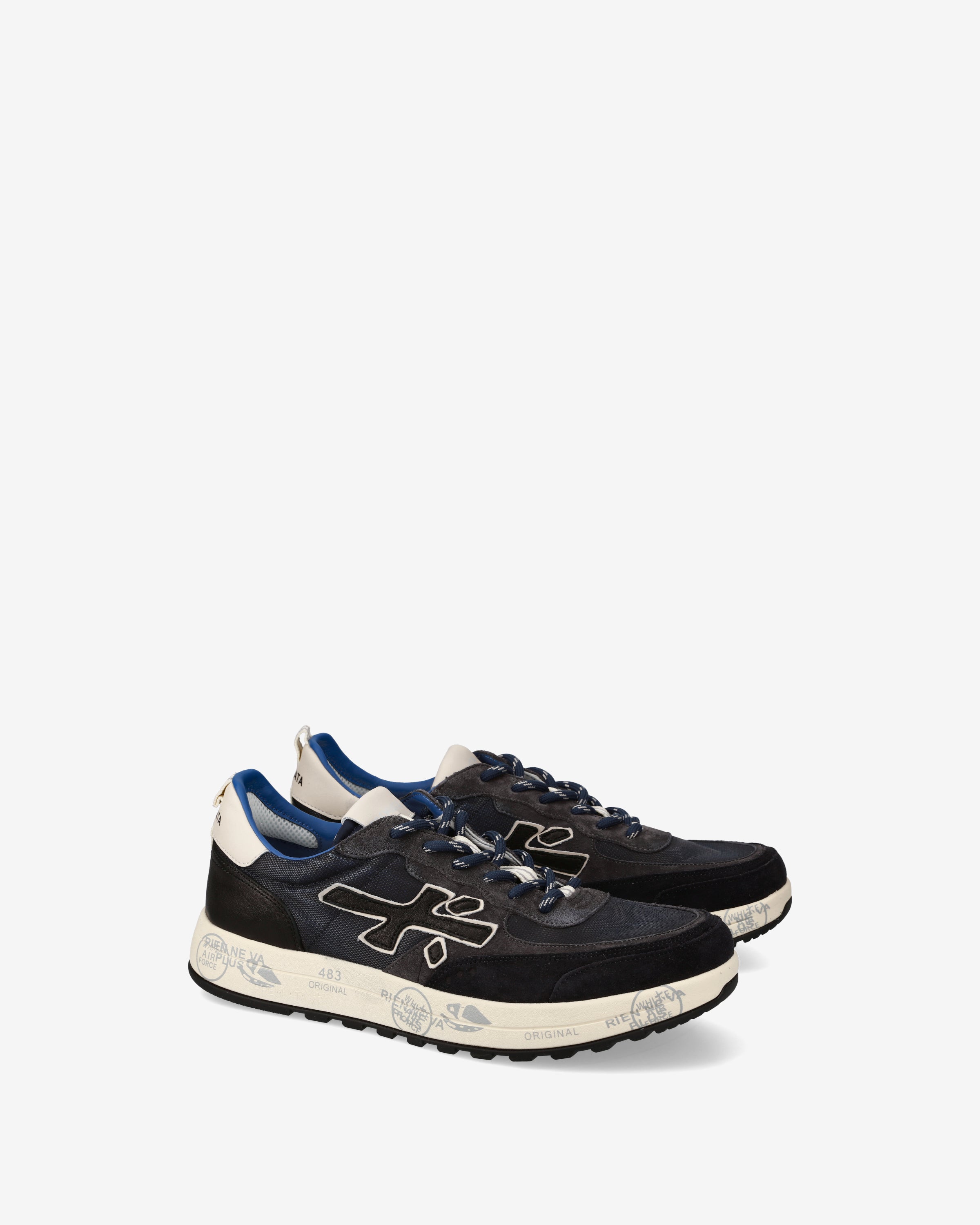 Premiata Nous 7726 sneakers homme bleu daim cuir