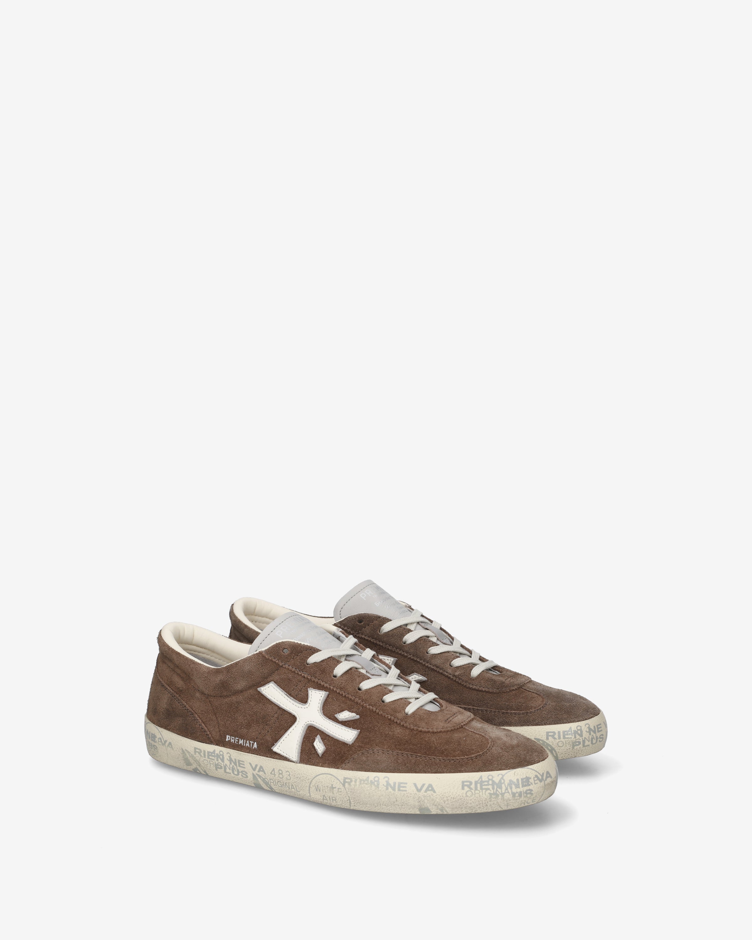 Premiata David 8094 baskets marron daim