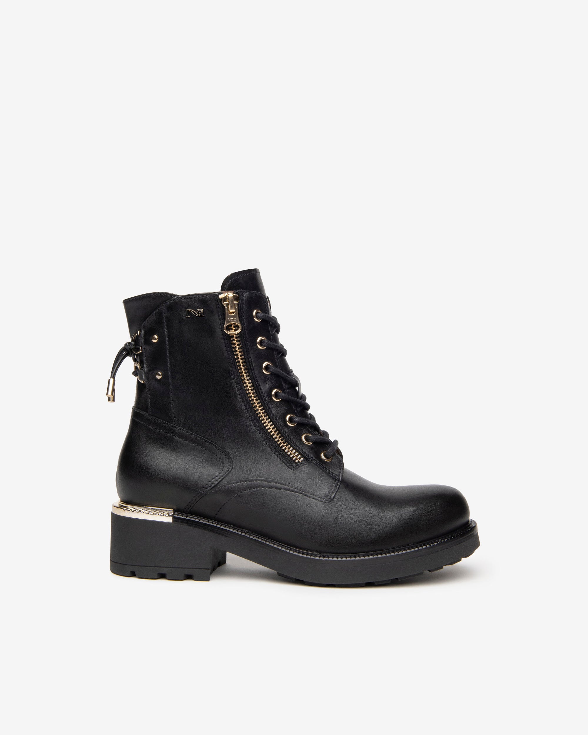 Nero Giardini Combat Boots bottines femme cuir Italie