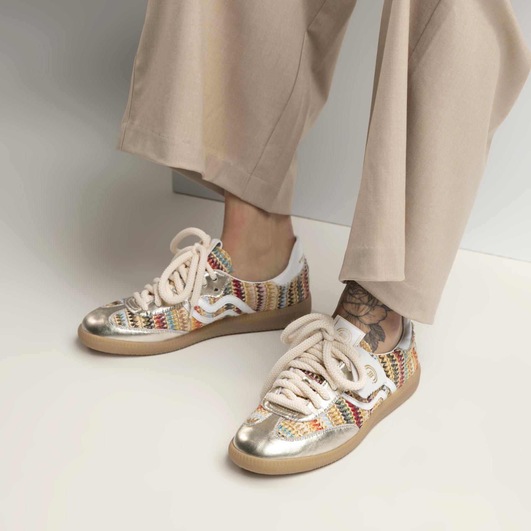 Primabase Polo sneakers cuir ville