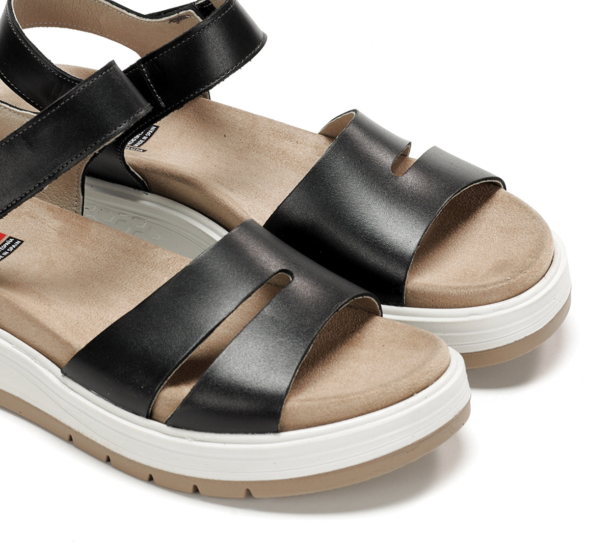 Fluchos Street F2006 Sandale Femme Noir