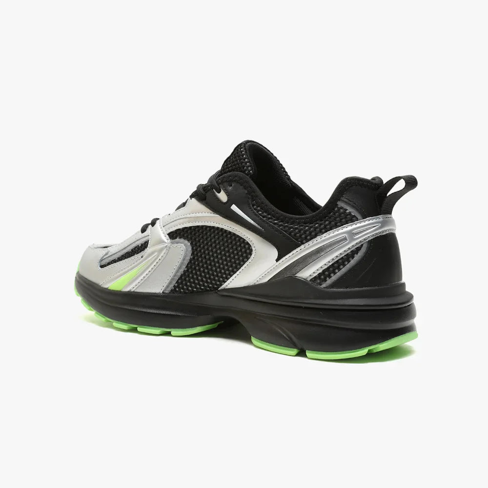 VO7 Street K Seven 75 sneakers argent vert fluo