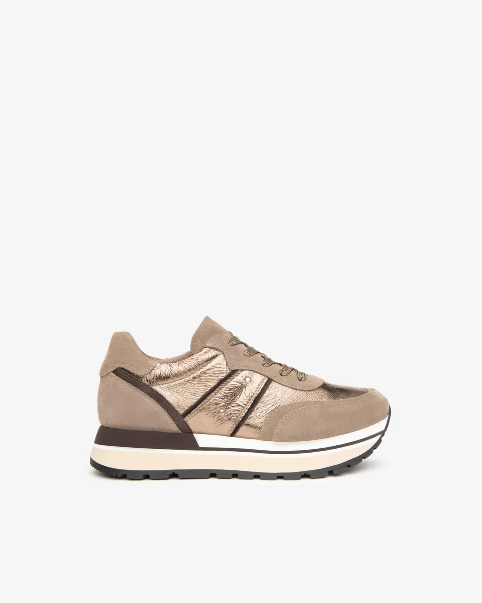 Nero Giardini Sneakers Baskets Cuir Femme Pointure 38