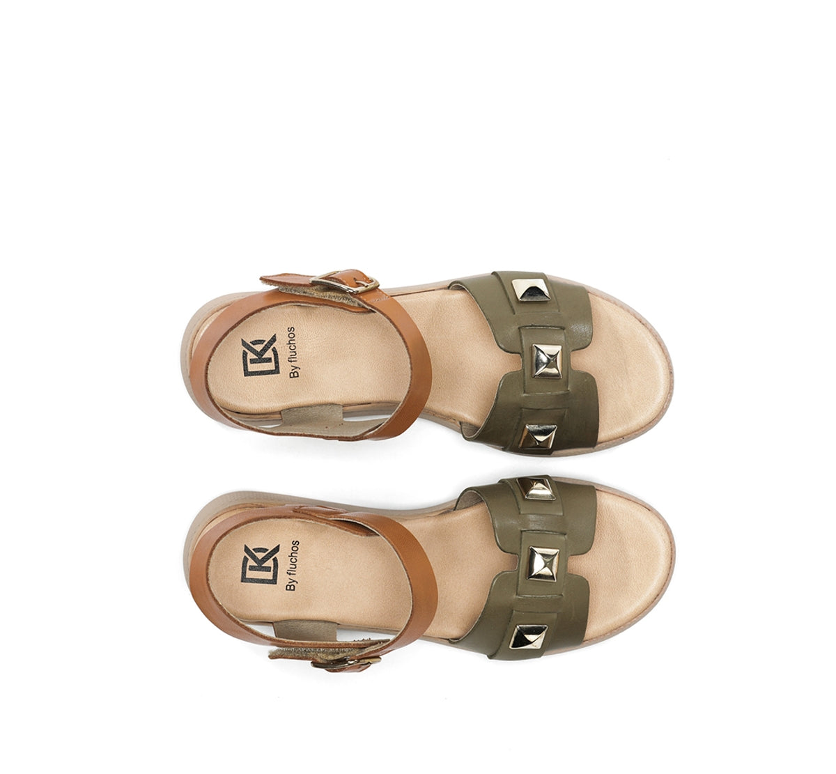 Fluchos Dorking Ever D9497 sandale verte femme confort