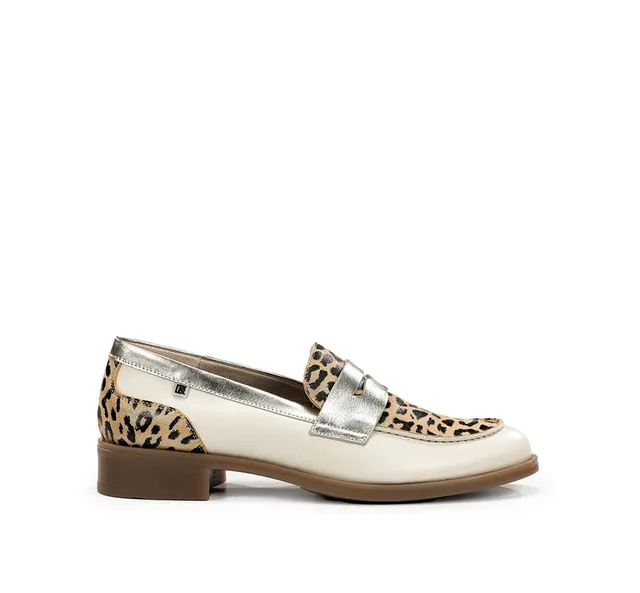 Fluchos Dorking Harvard D9455 mocassin doré femme