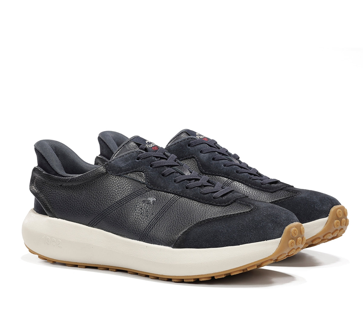 Fluchos Clay F2557 basket bleue homme cuir