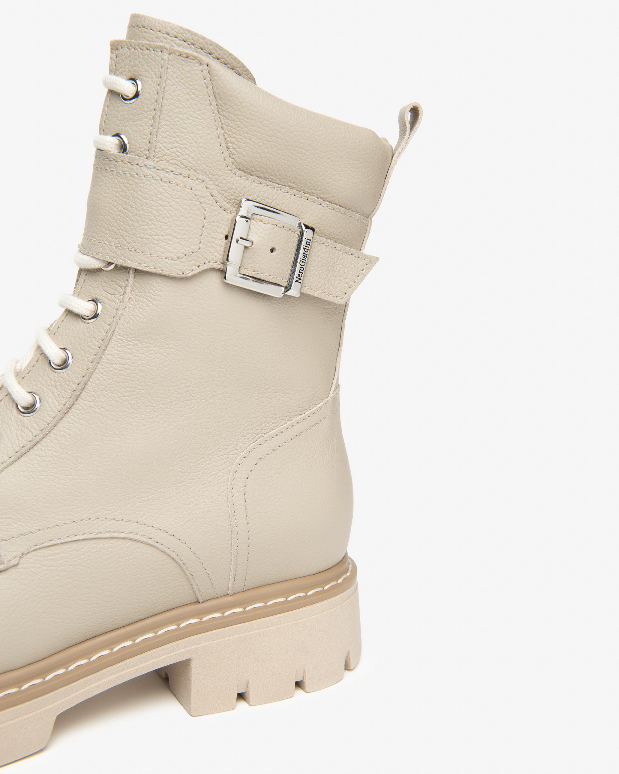 Nero Giardini Combat Boots bottines cuir femme