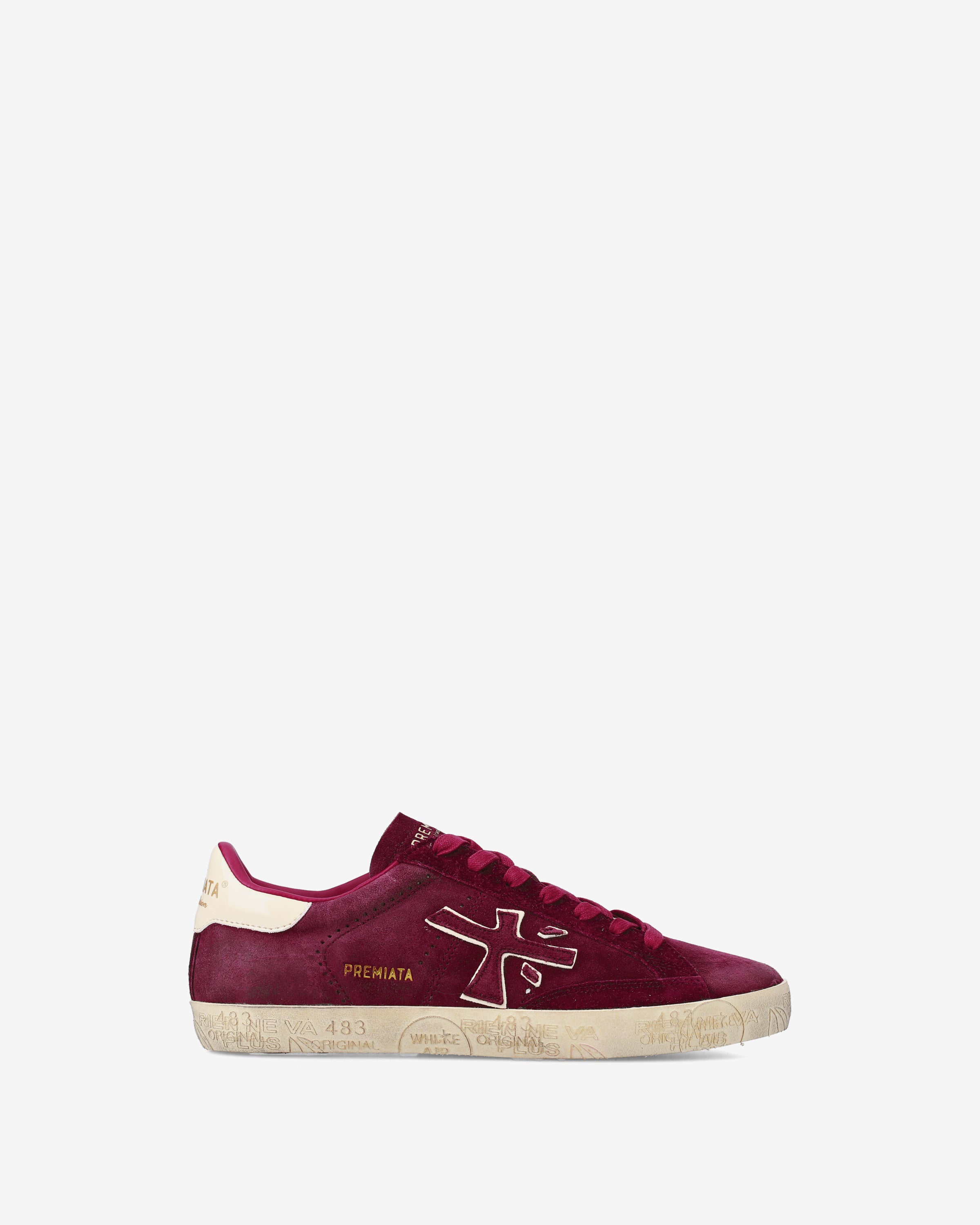 Premiata Stevend 7626 sneakers daim rubis femme