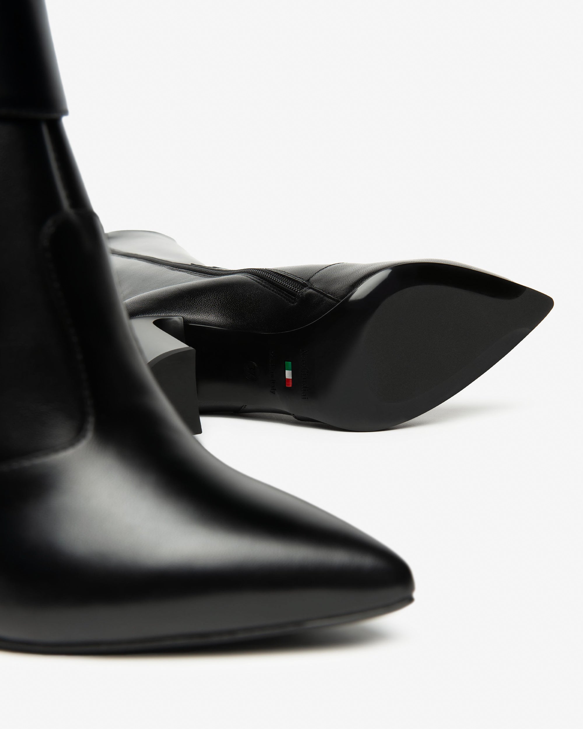 Nero Giardini Boots bottes cuir femme talon 95 mm