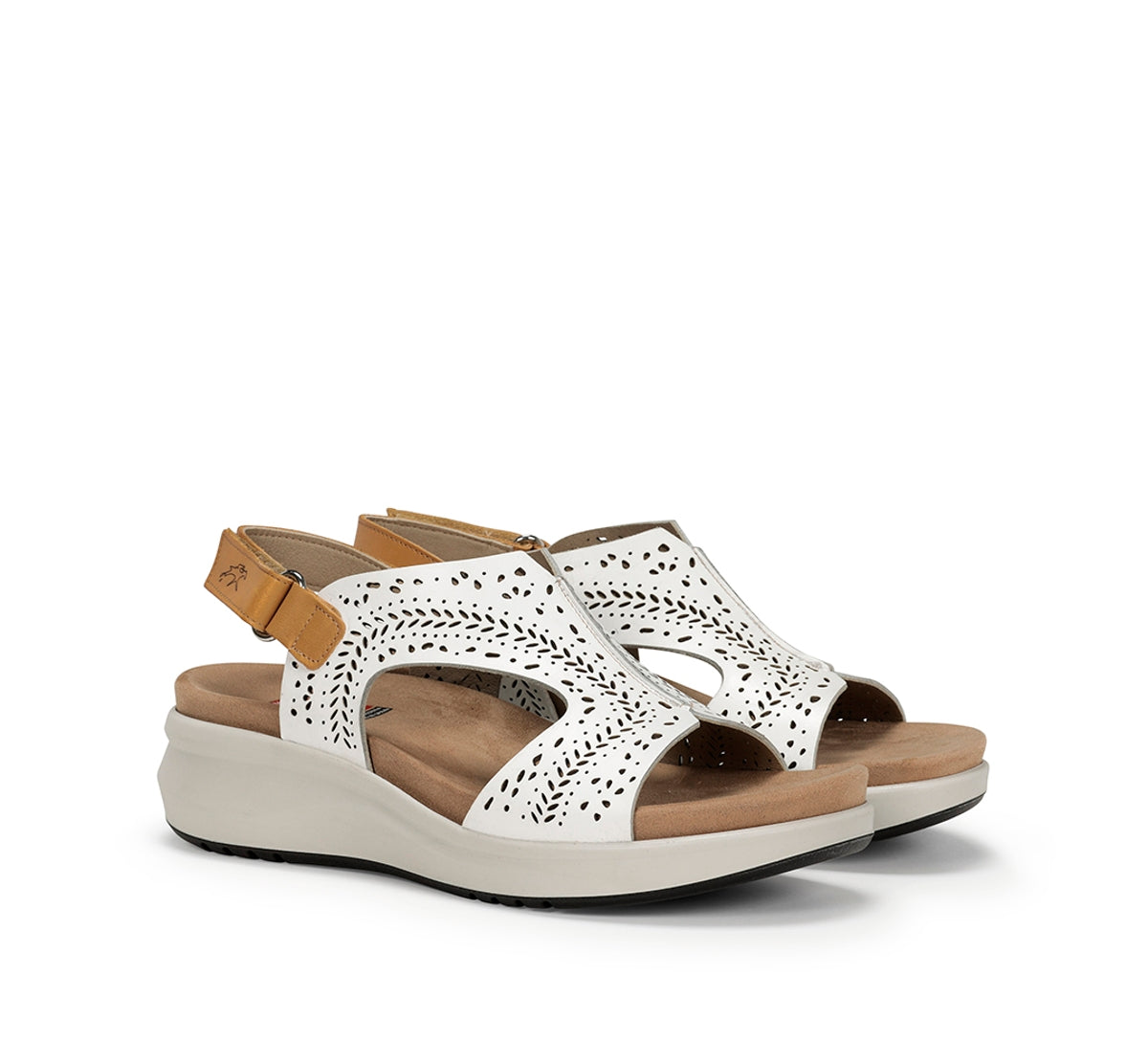 Fluchos Yagon F1481 sandale blanche femme souple