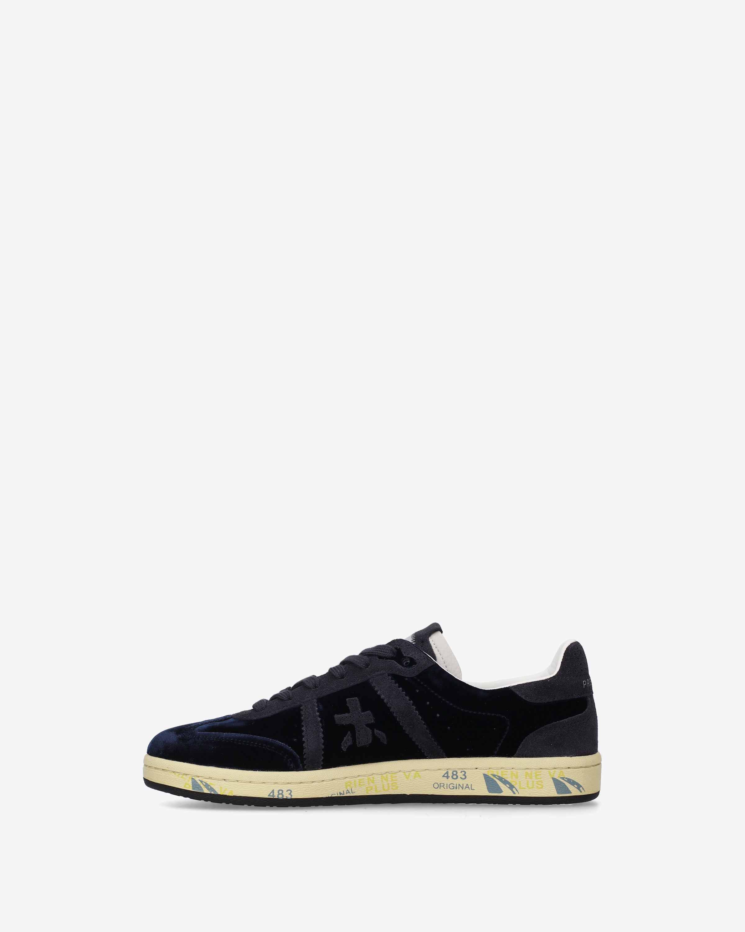 Premiata Bonnied 8705 baskets bleu marine velours
