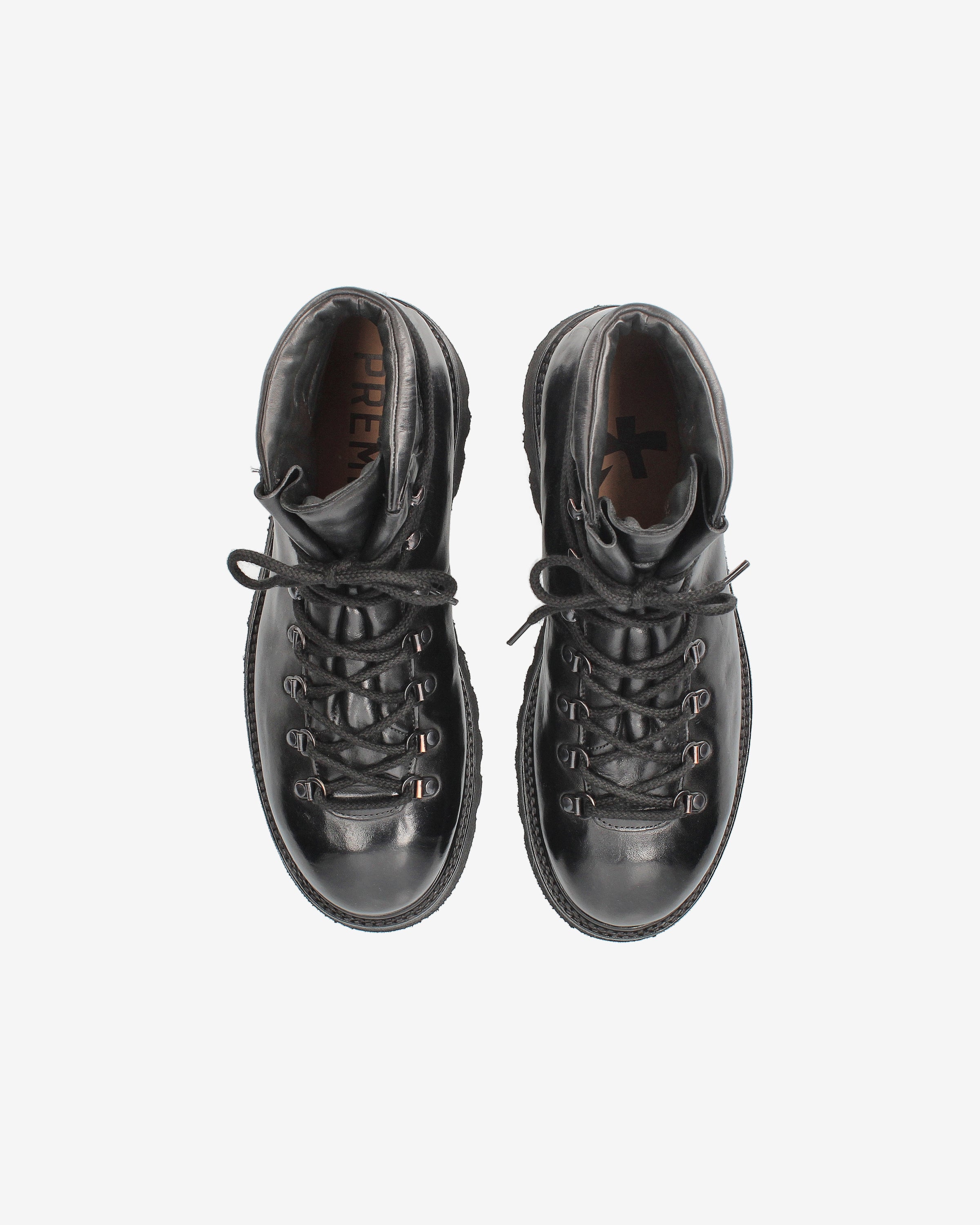 Premiata Boots bottines cuir à lacets semelle Vibram