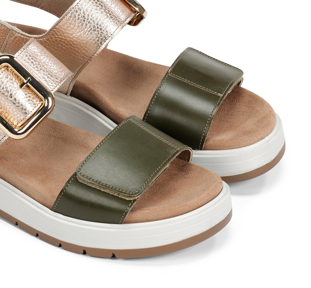 Fluchos Street F2166 sandales vert femme