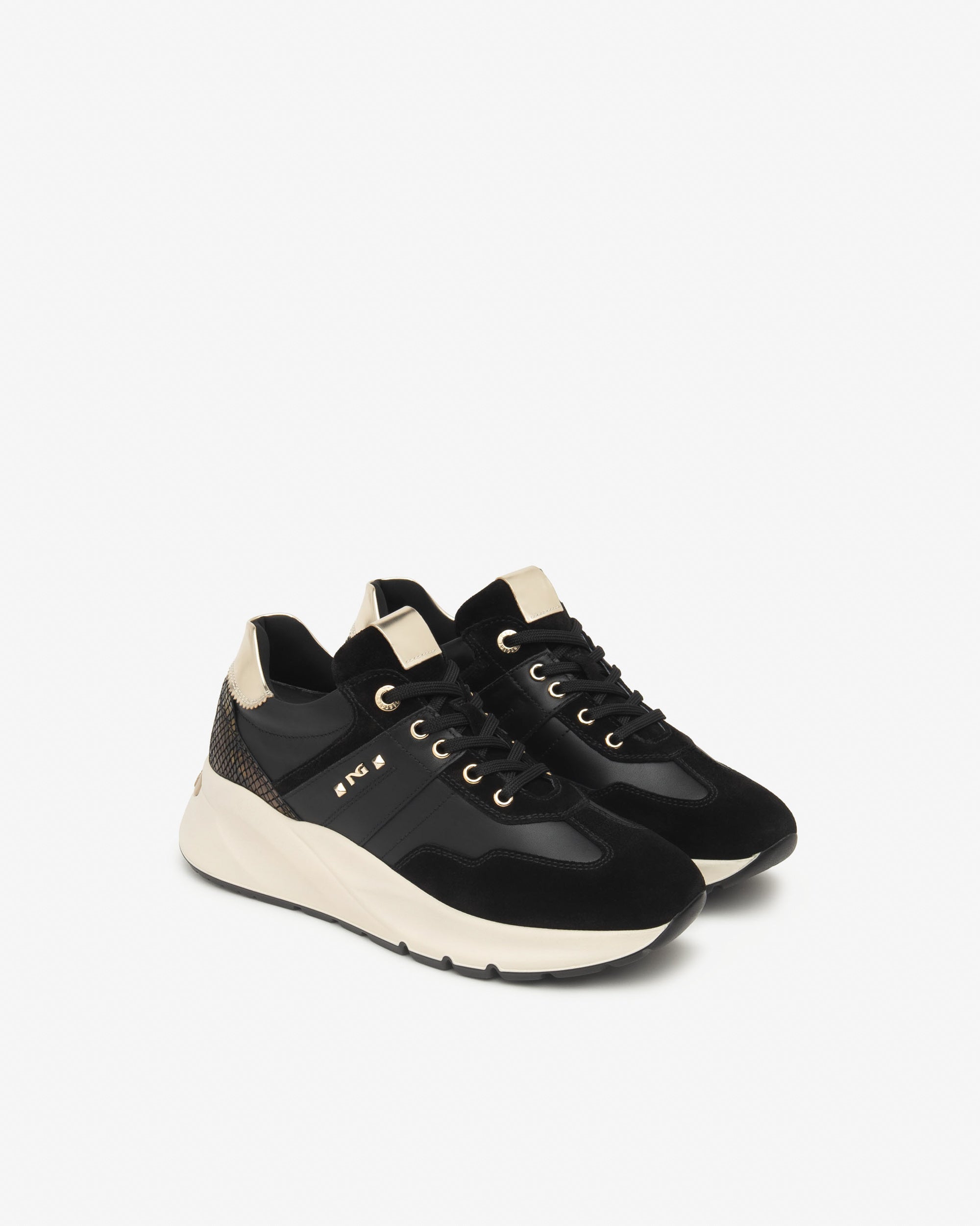 Nero Giardini Sneakers baskets daim cuir memory femme