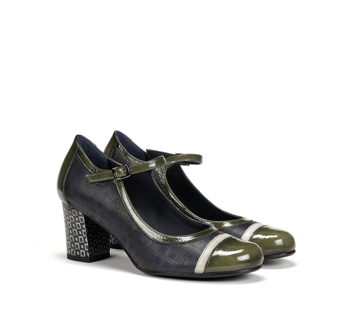 Dorking Rodin D8669 chaussure bleu femme bride