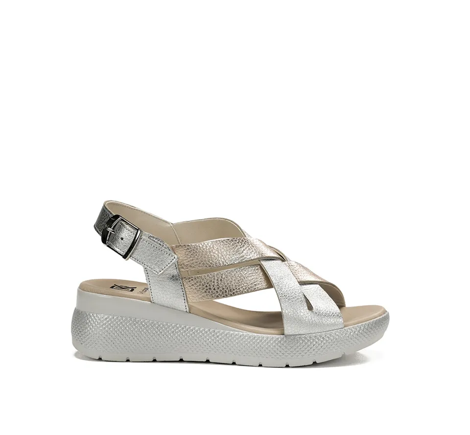 Dorking by Fluchos Ever D9316 sandale argentee femme