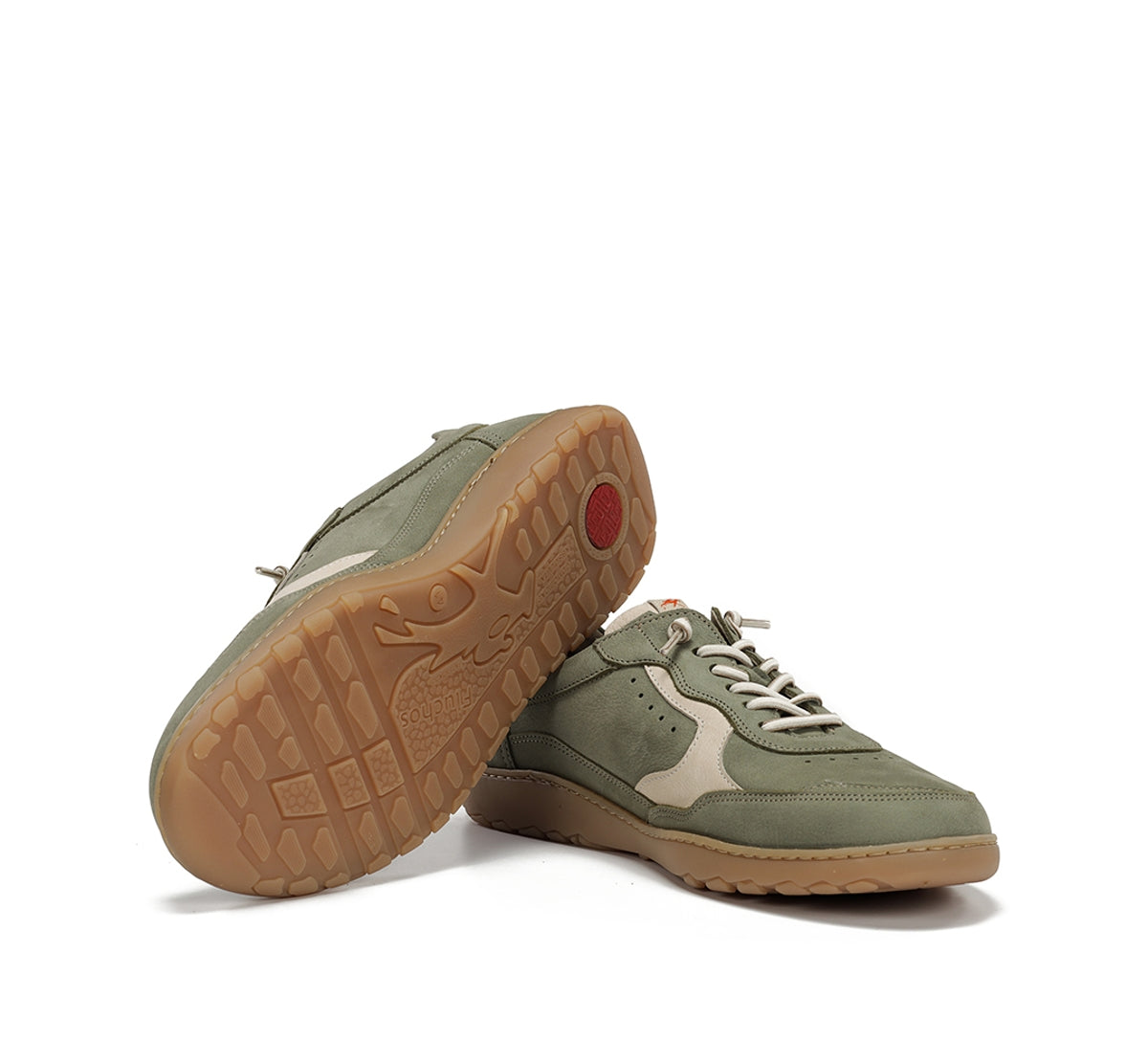 Fluchos Lenox F2239 baskets homme vert confort