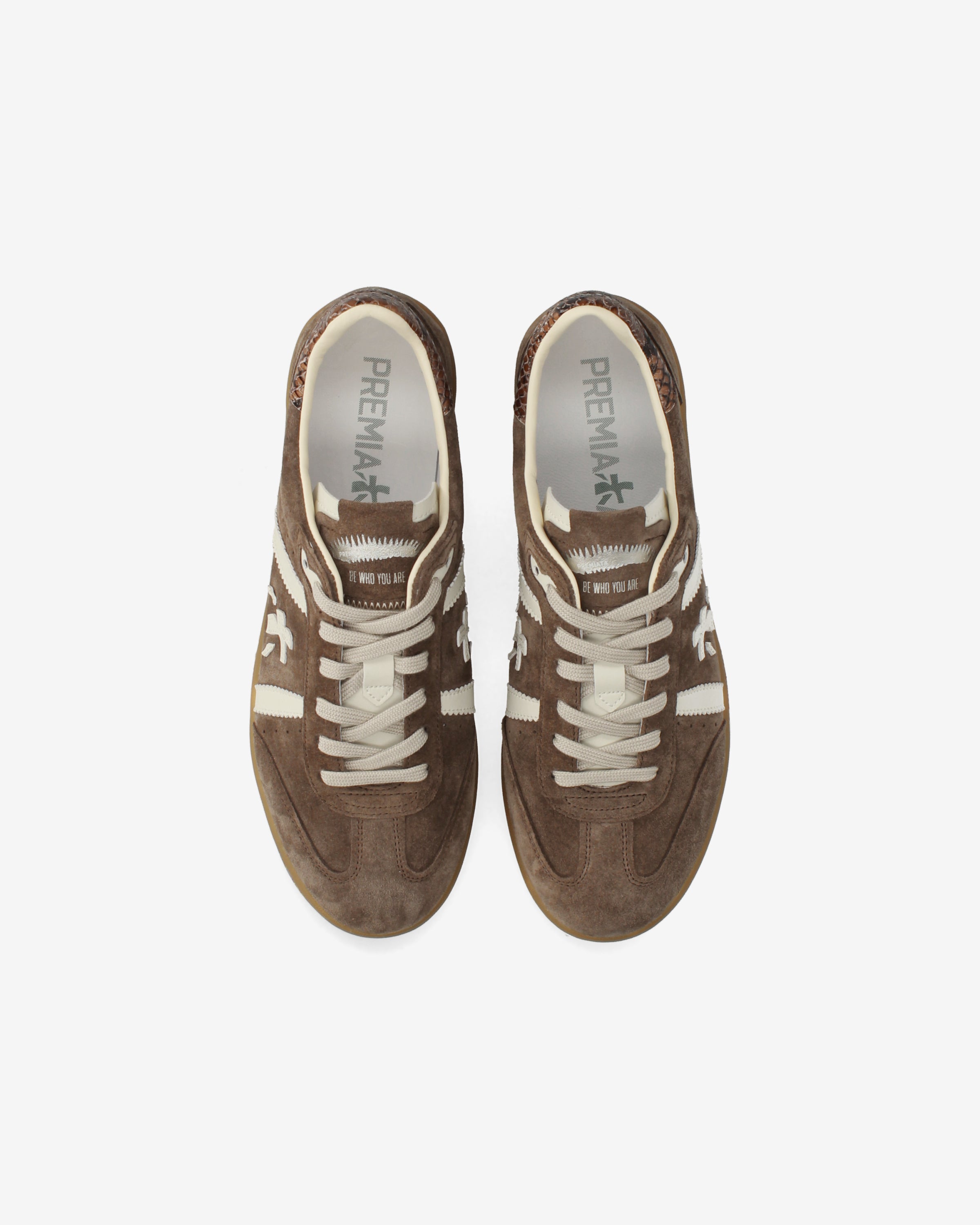 Premiata Bonnied 8576 baskets femme daim taupe