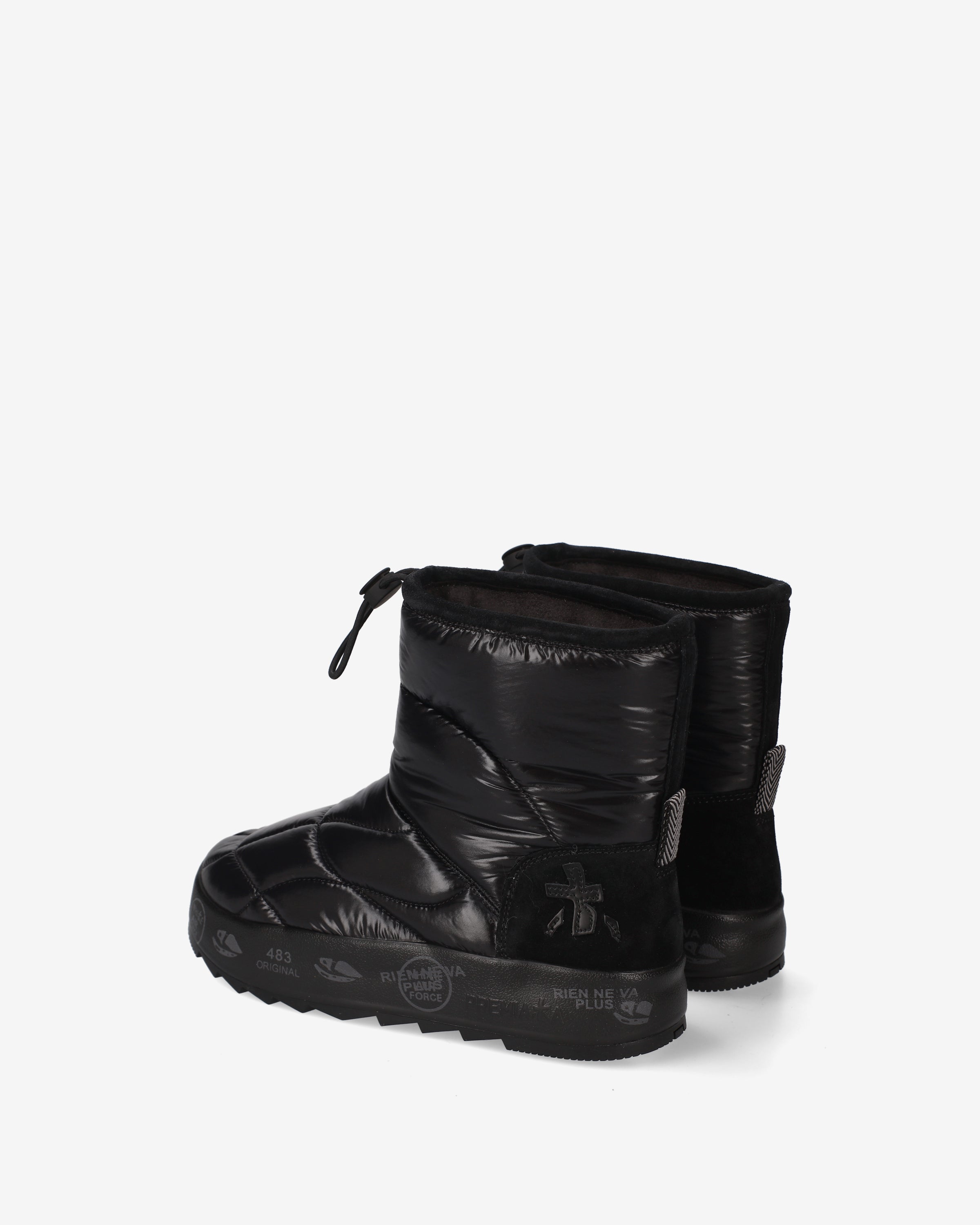 Premiata MidPuffyd 8688 boots noires matelassées