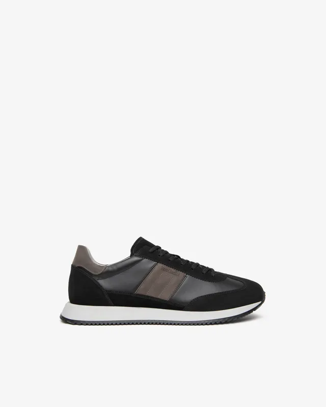 Nero Giardini Sneakers baskets cuir daim homme lacets