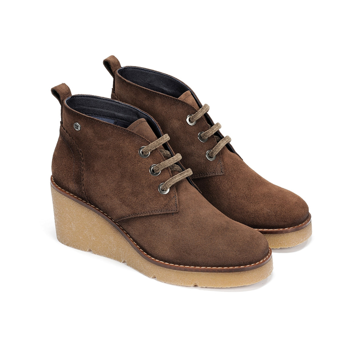 Dorking Lalie D9357 chaussure femme marron compensée