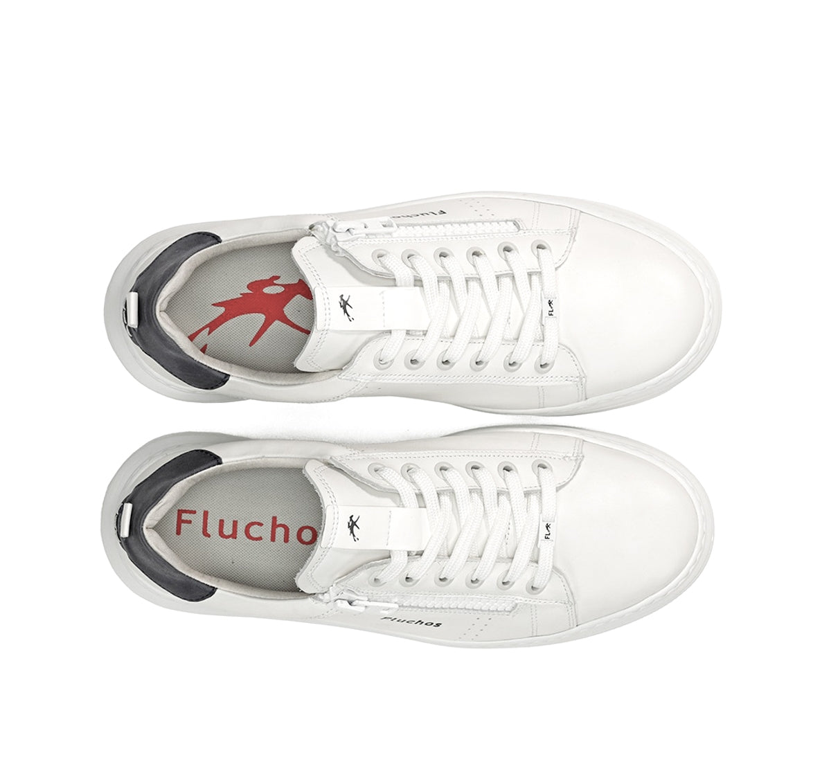 Fluchos Boston F1965 baskets blanc homme légères