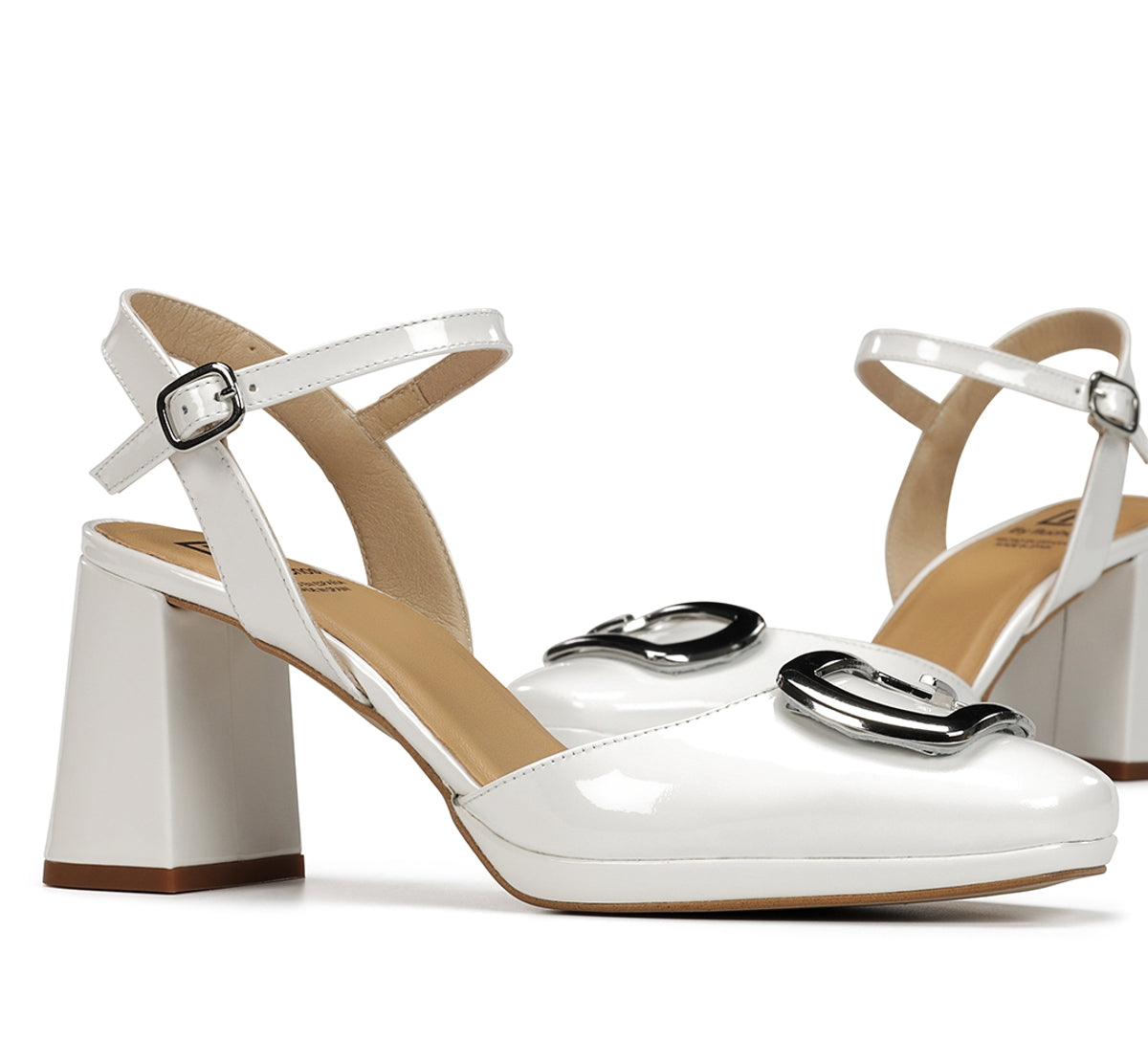 Dorking by Fluchos Karla D9264 sandale blanche à talon