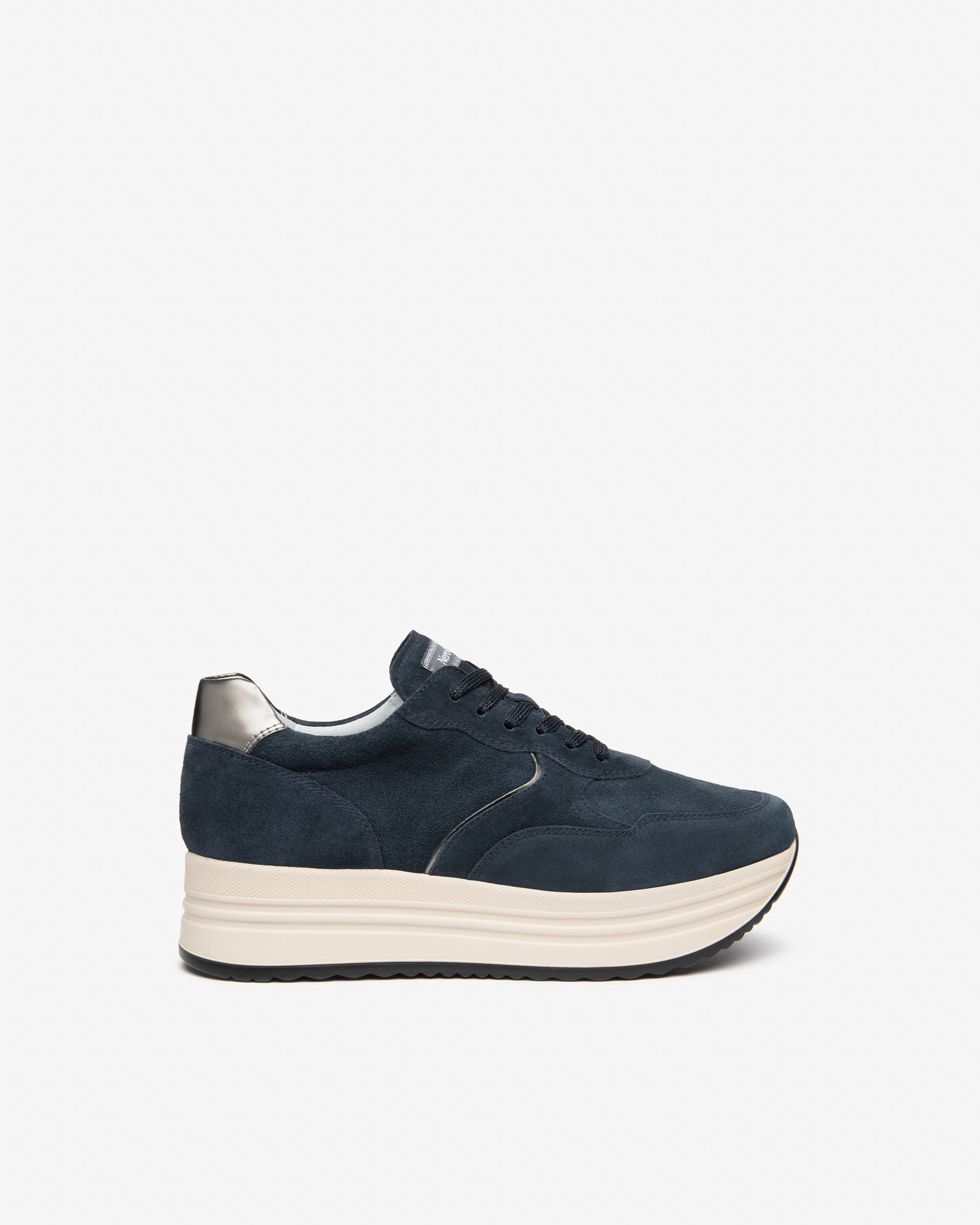 Nero Giardini Sneakers daim femme compensées 45 mm