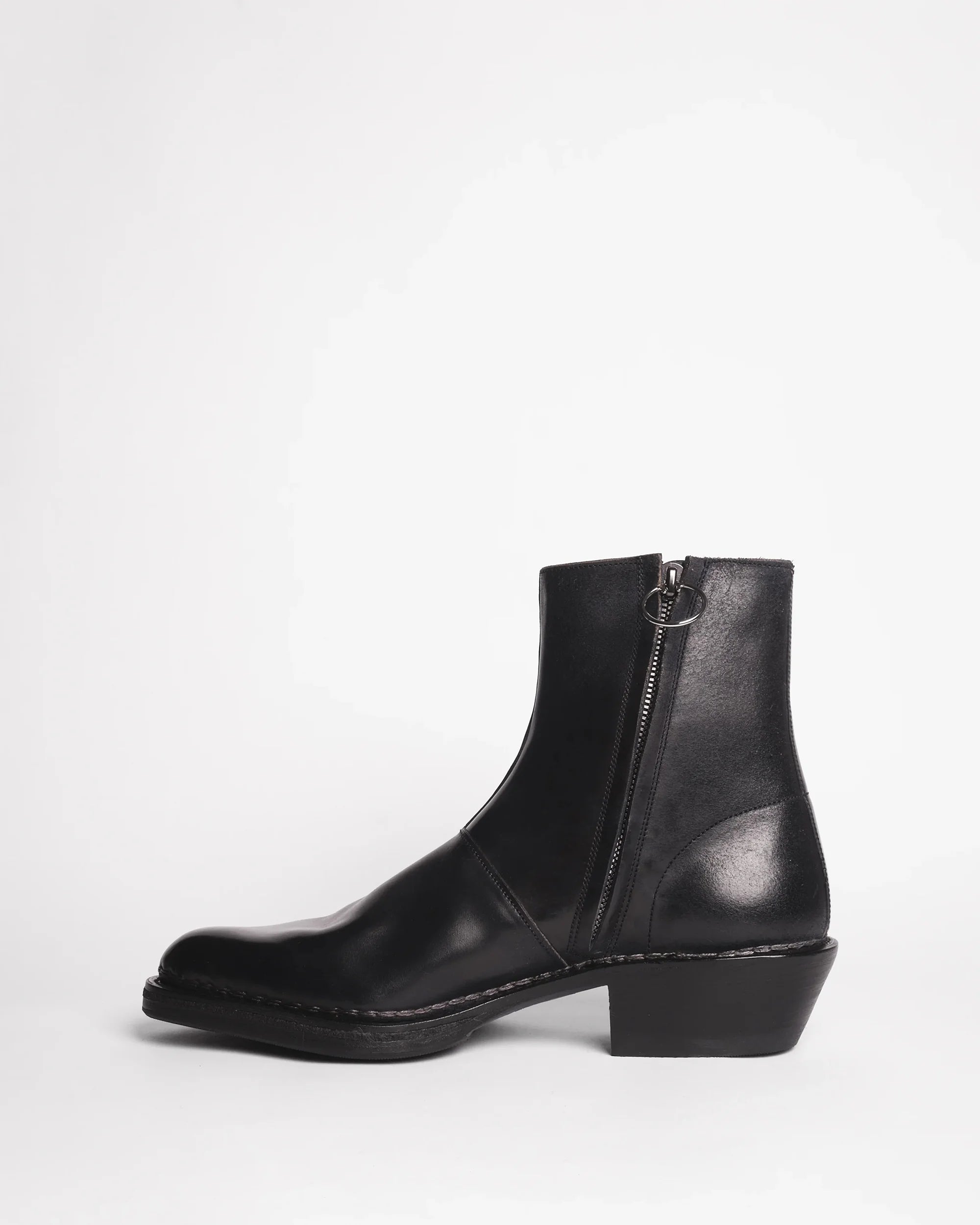 Premiata 006 boots homme cuir zip latéral