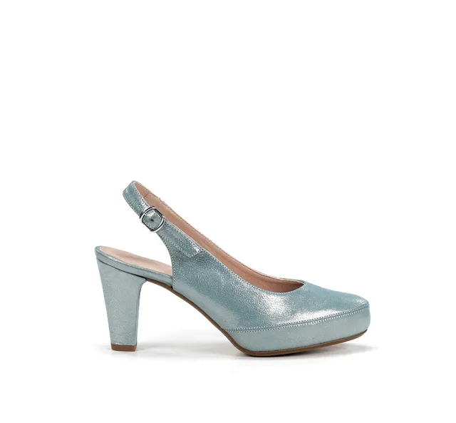 Dorking Blesa D5833 escarpins femme bleu cuir