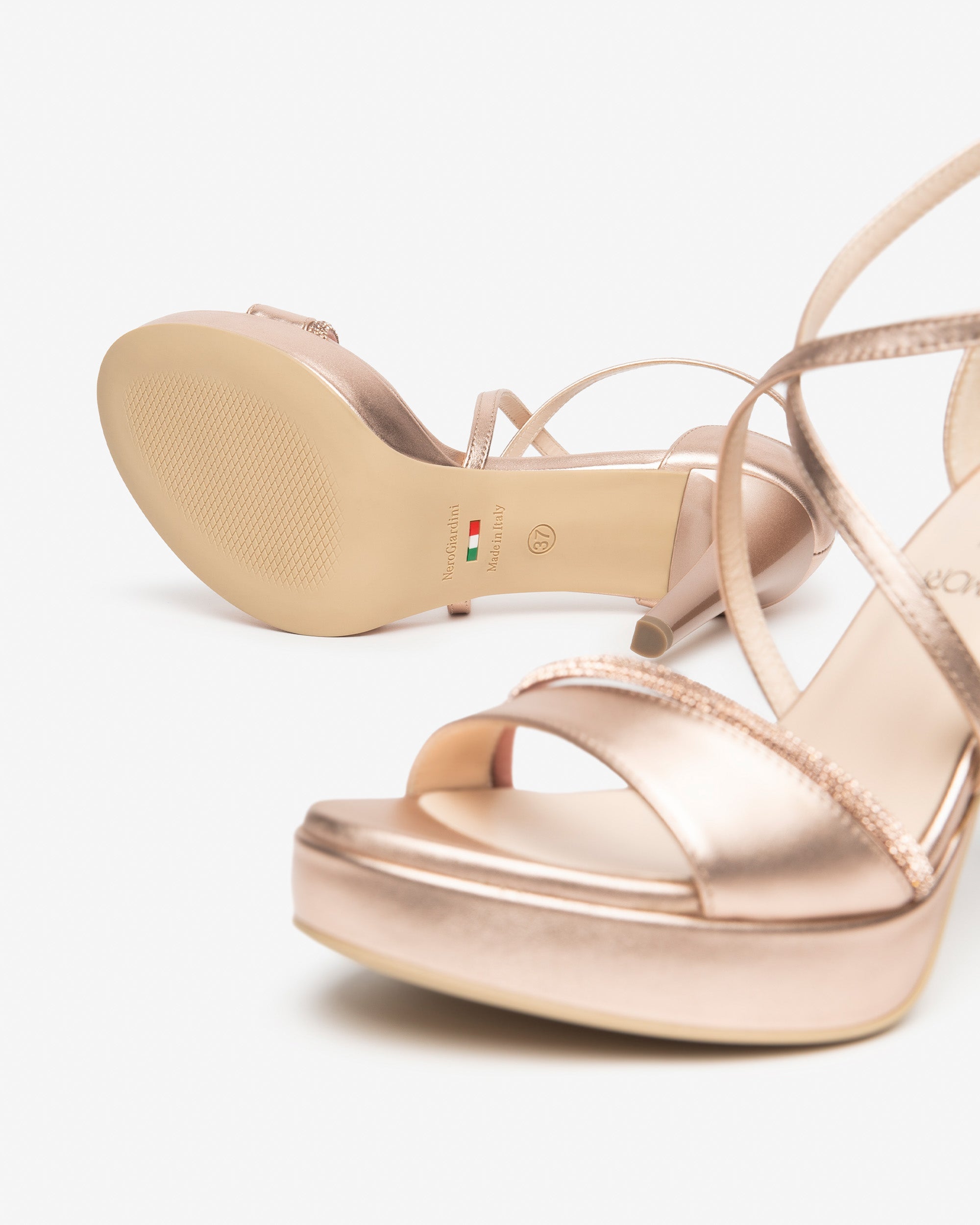Nero Giardini Sandals sandales femme cuir cérémonie pointure 35