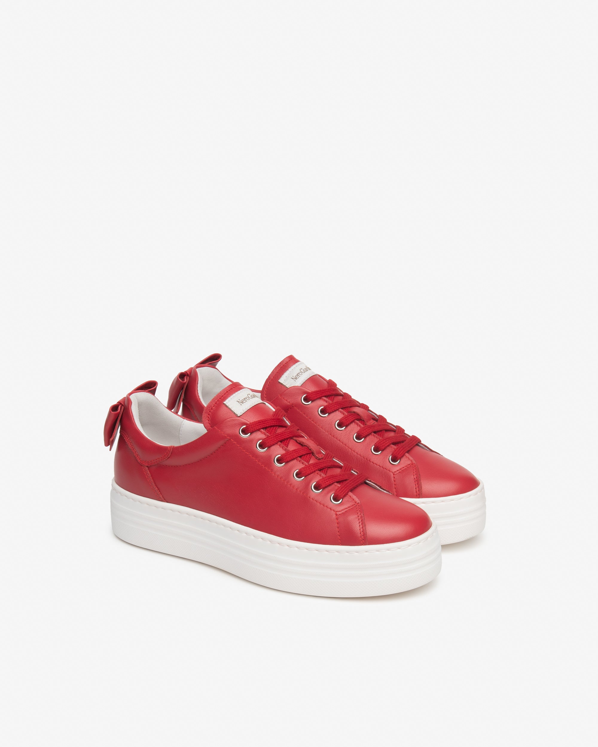Nero Giardini Sneakers Basket Cuir Femme Confort