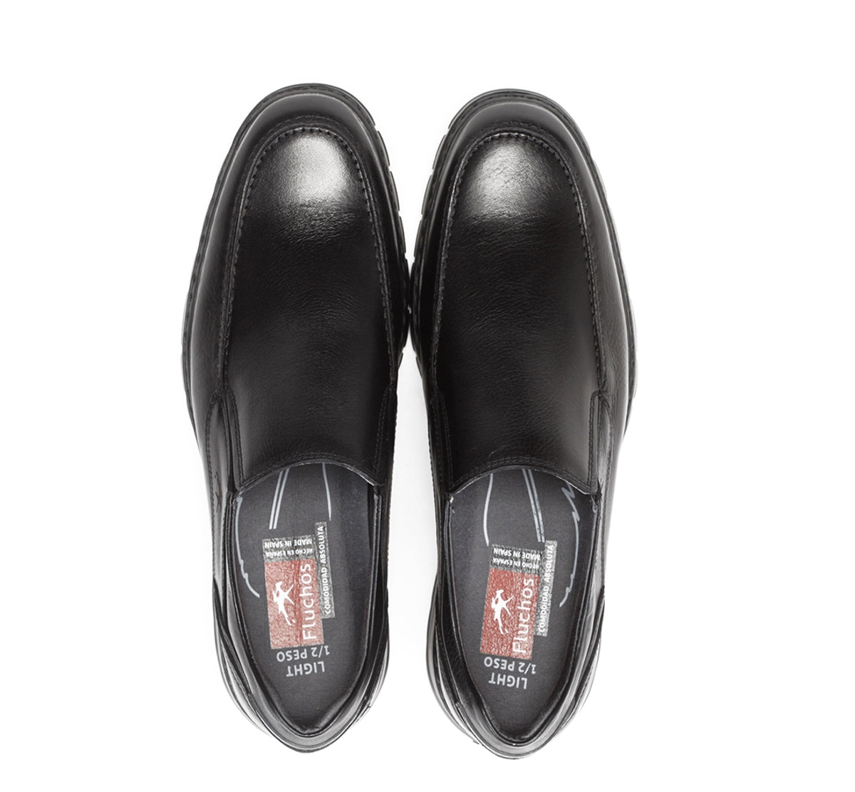 Fluchos Slip On Crono 9144 chaussures noires confort homme