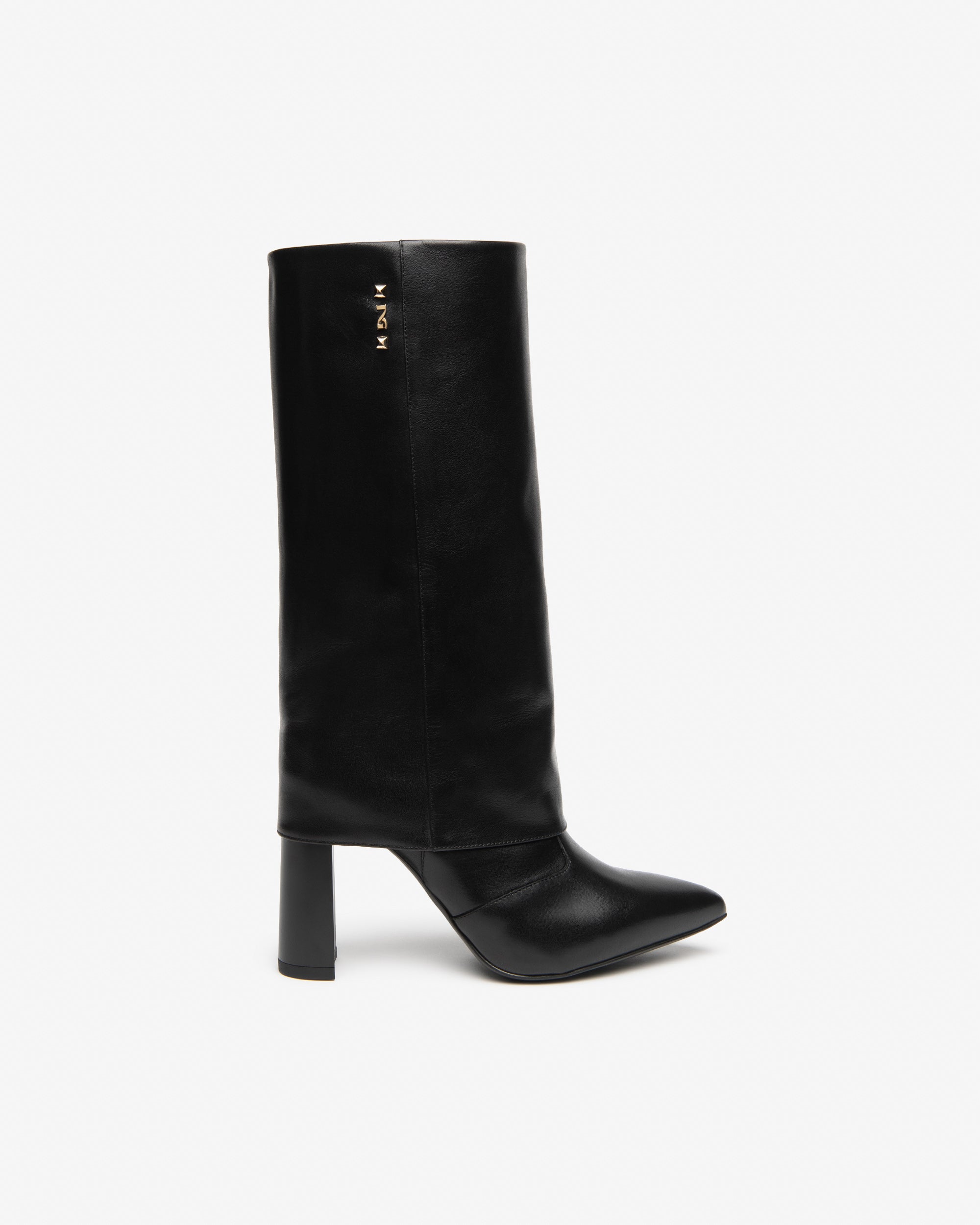 Nero Giardini Boots bottes cuir hautes talon 95 mm
