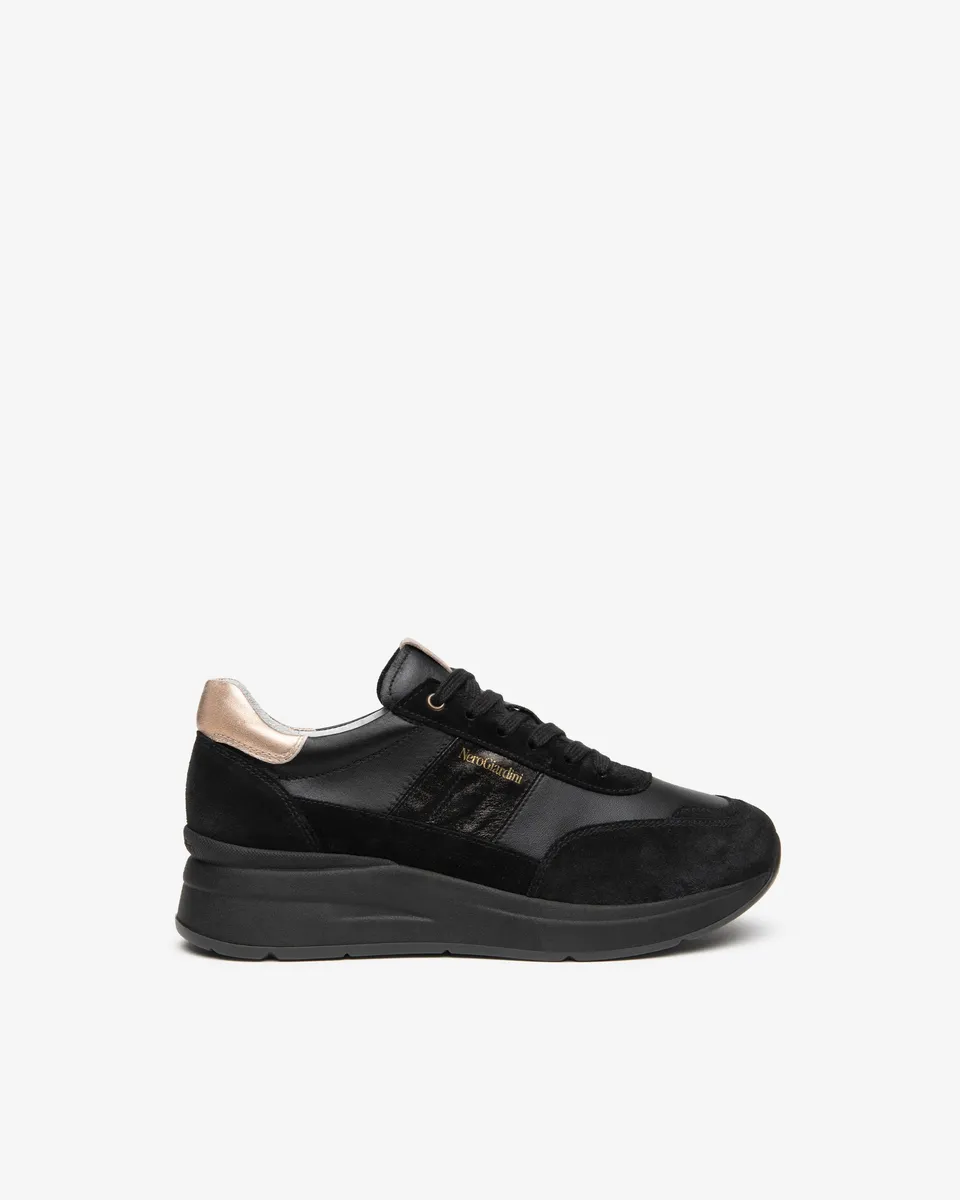 Nero Giardini Sneakers baskets cuir daim femme 38