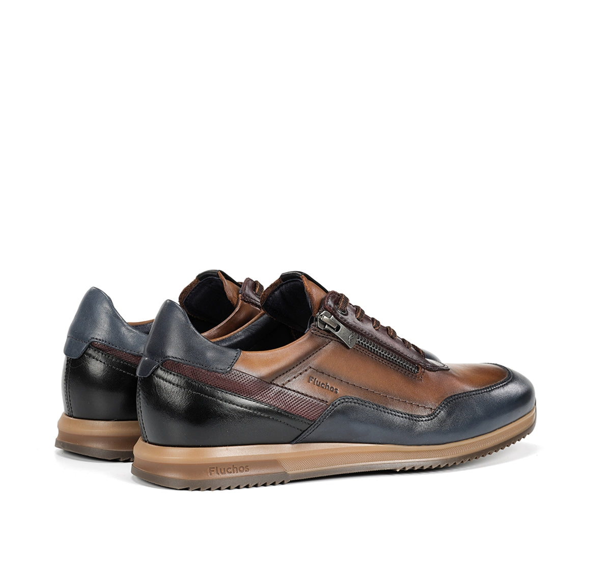 Fluchos Samir F2263 basket homme marron confort rembourré