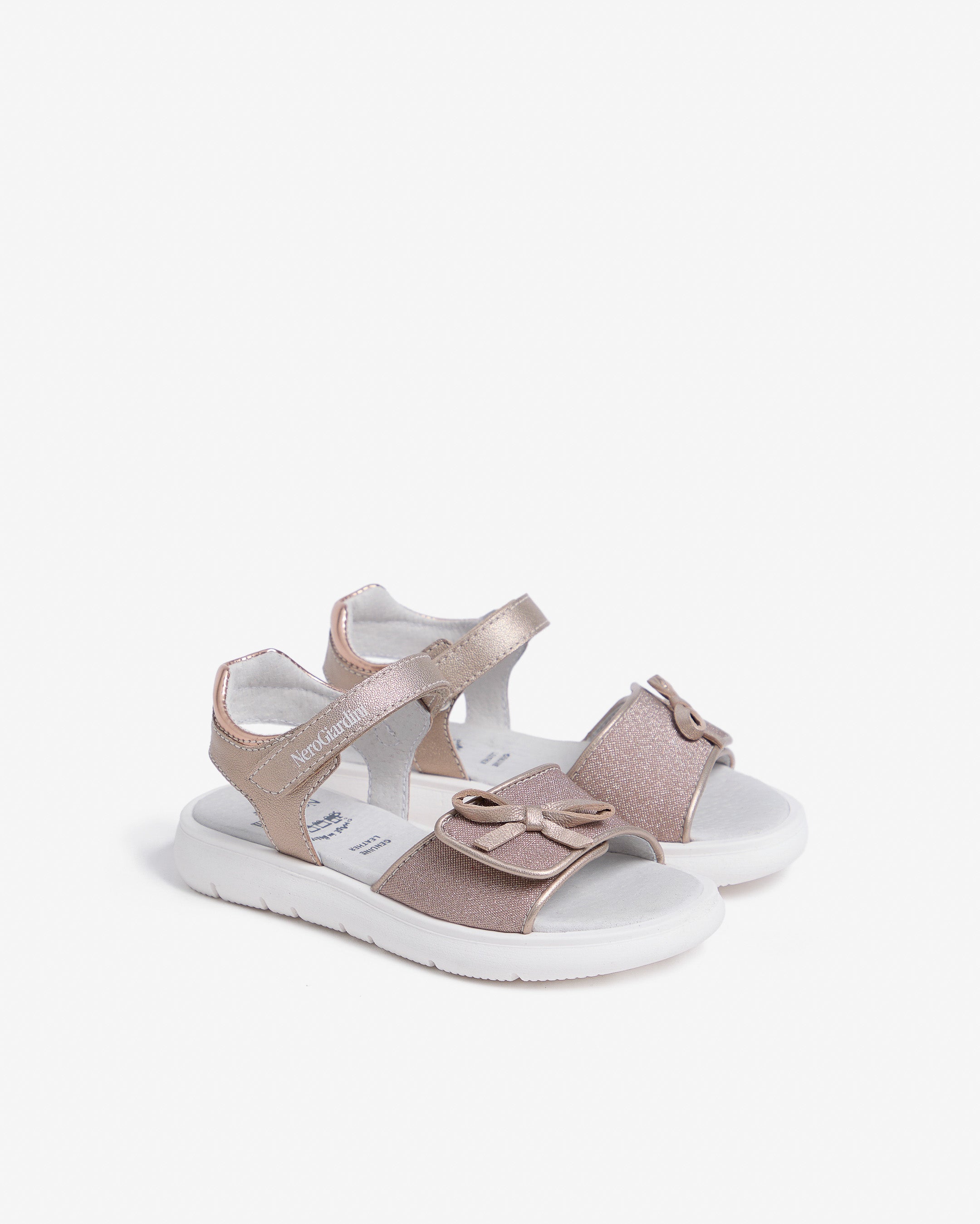 Nero Giardini Sandals sandales fille tissu cuir été