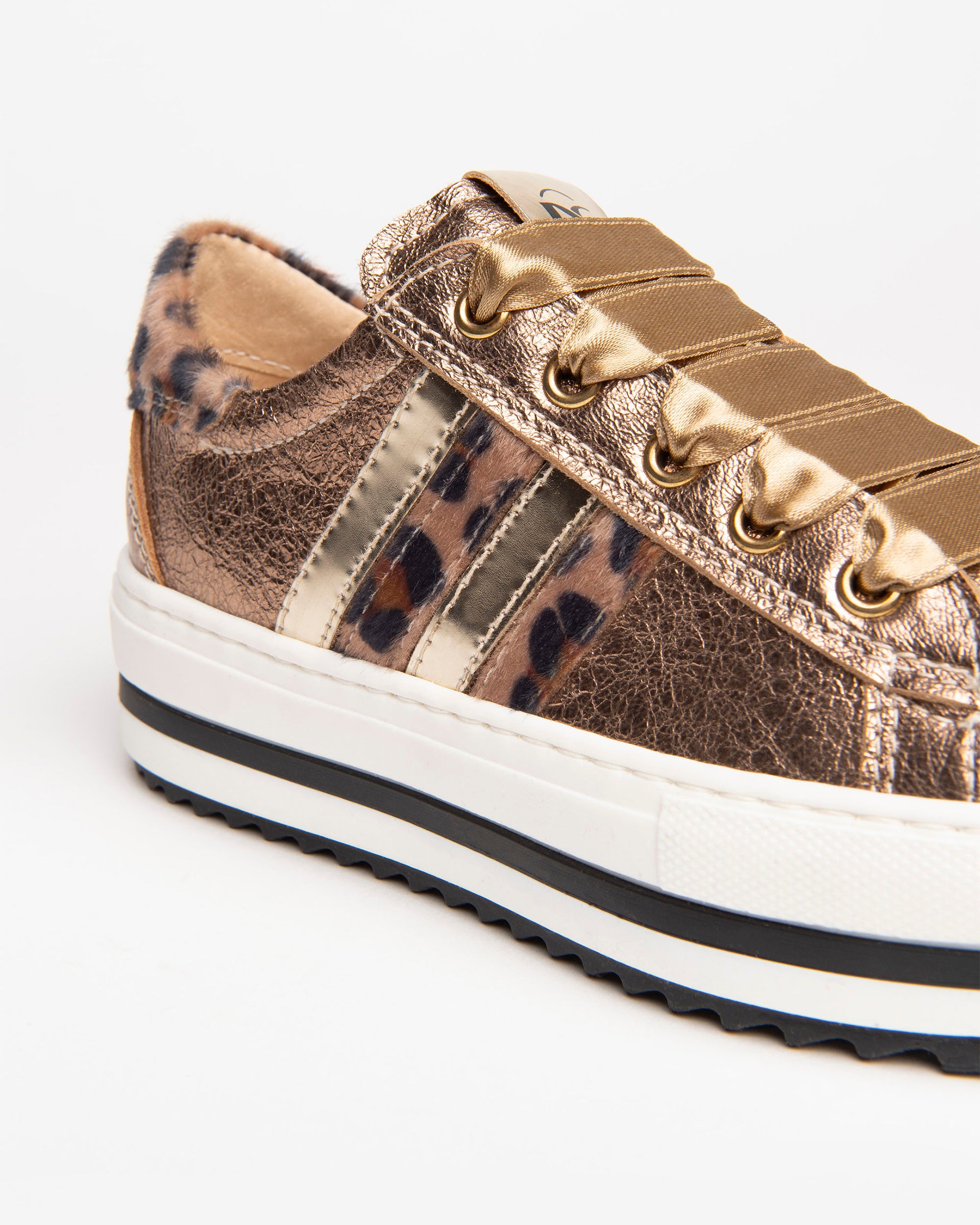 Nero Giardini Sneakers Baskets Vernies Fille Imprimé Animal