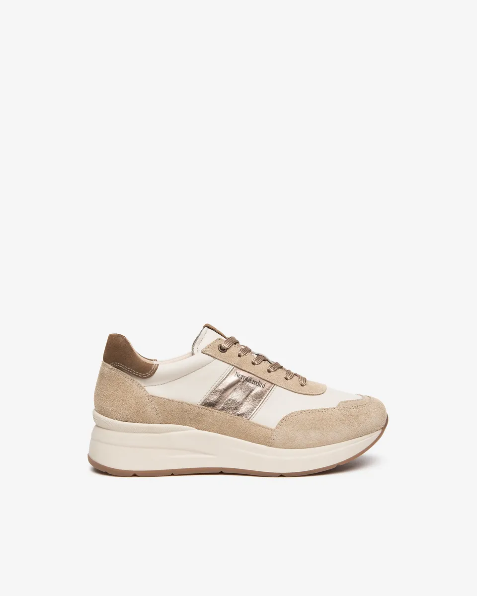 Nero Giardini Sneakers baskets cuir daim femme