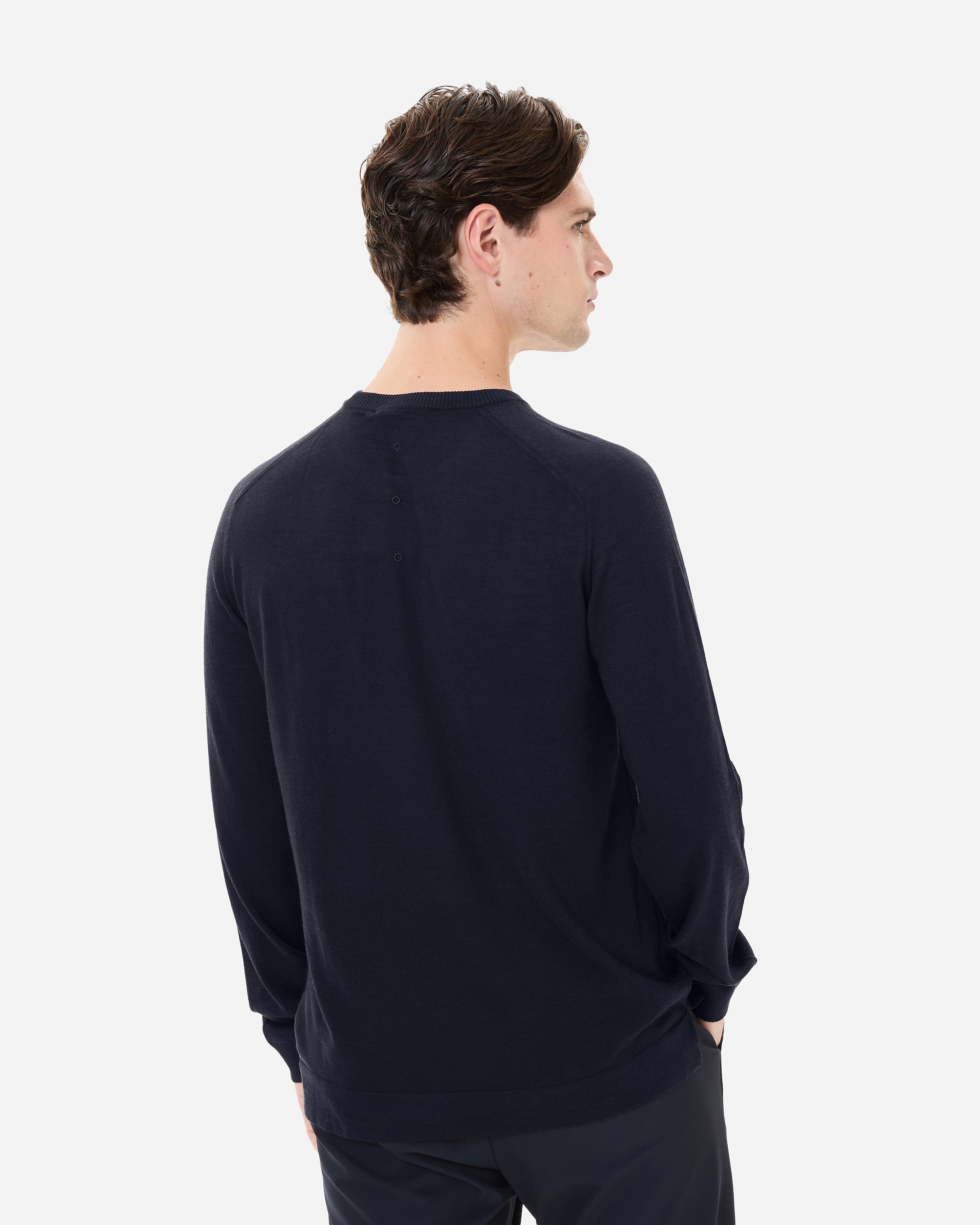 Premiata Maglia Essential pull bleu marine homme