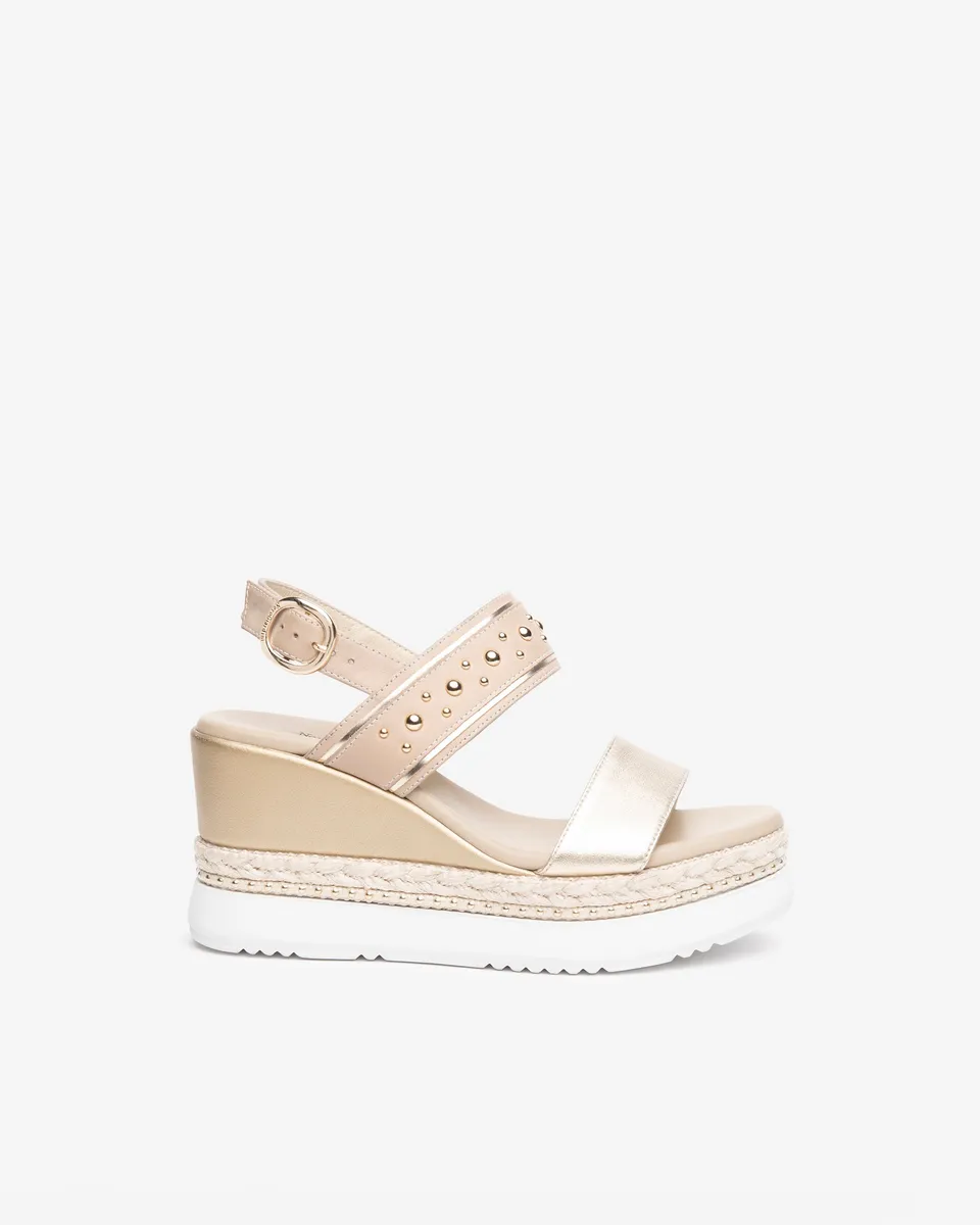 Nero Giardini Sandales femme cuir compensées 35-41