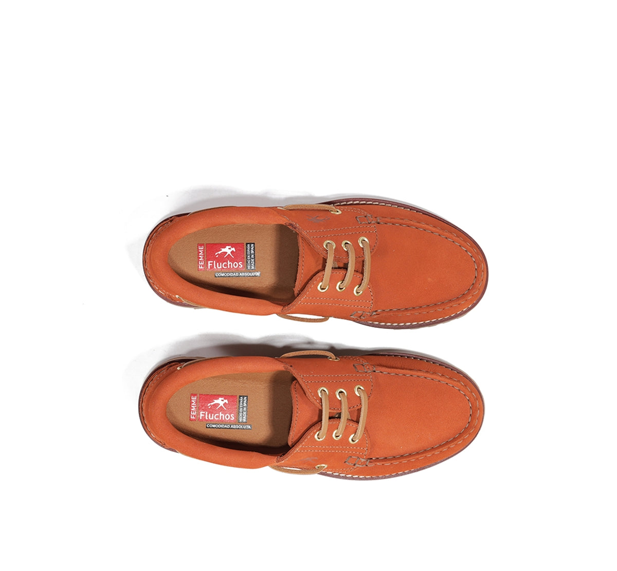 Fluchos Náuticos Scott F0053 chaussures bateau femme orange
