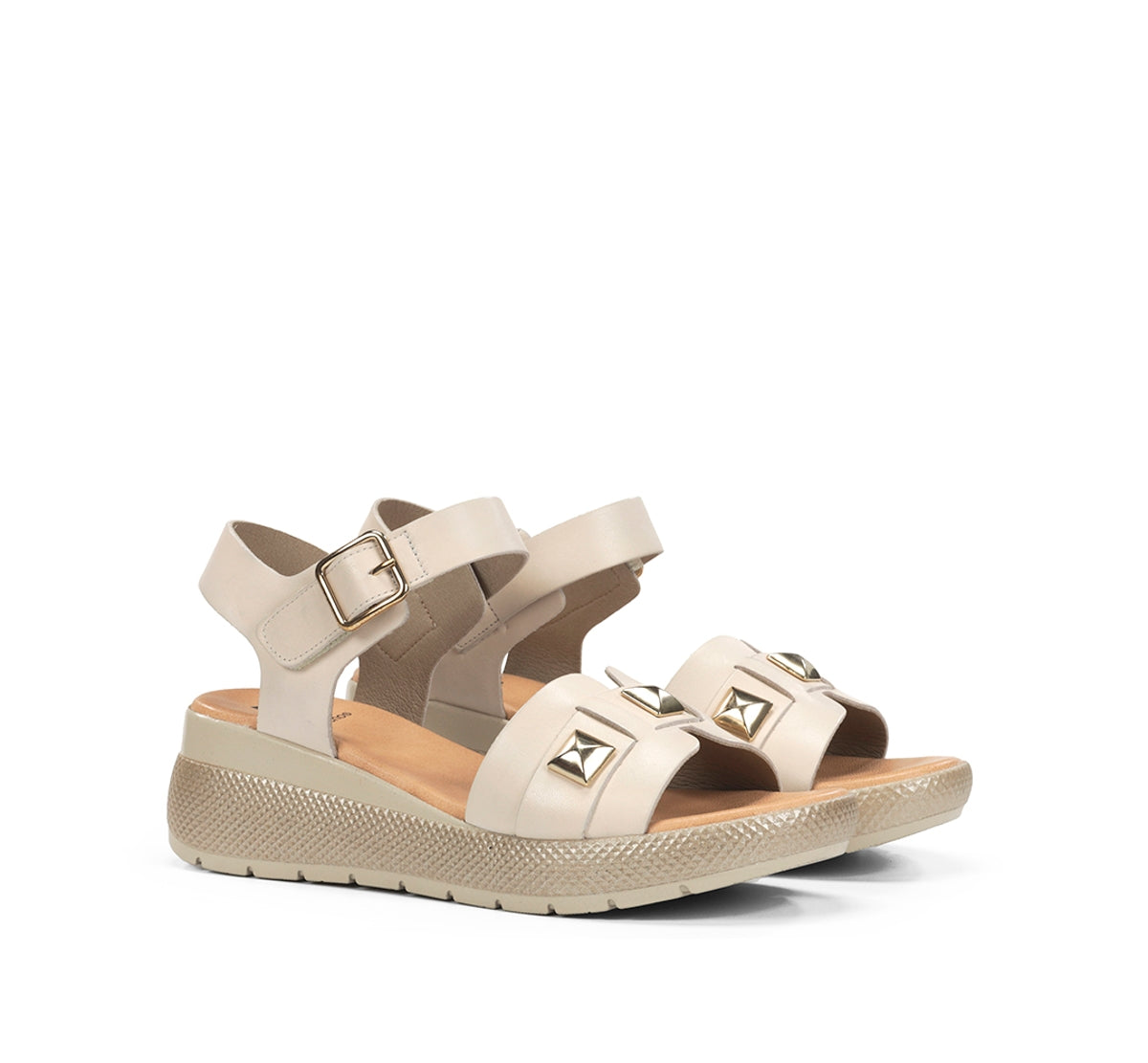 Dorking Ever D9497 sandales femme blanches cuir