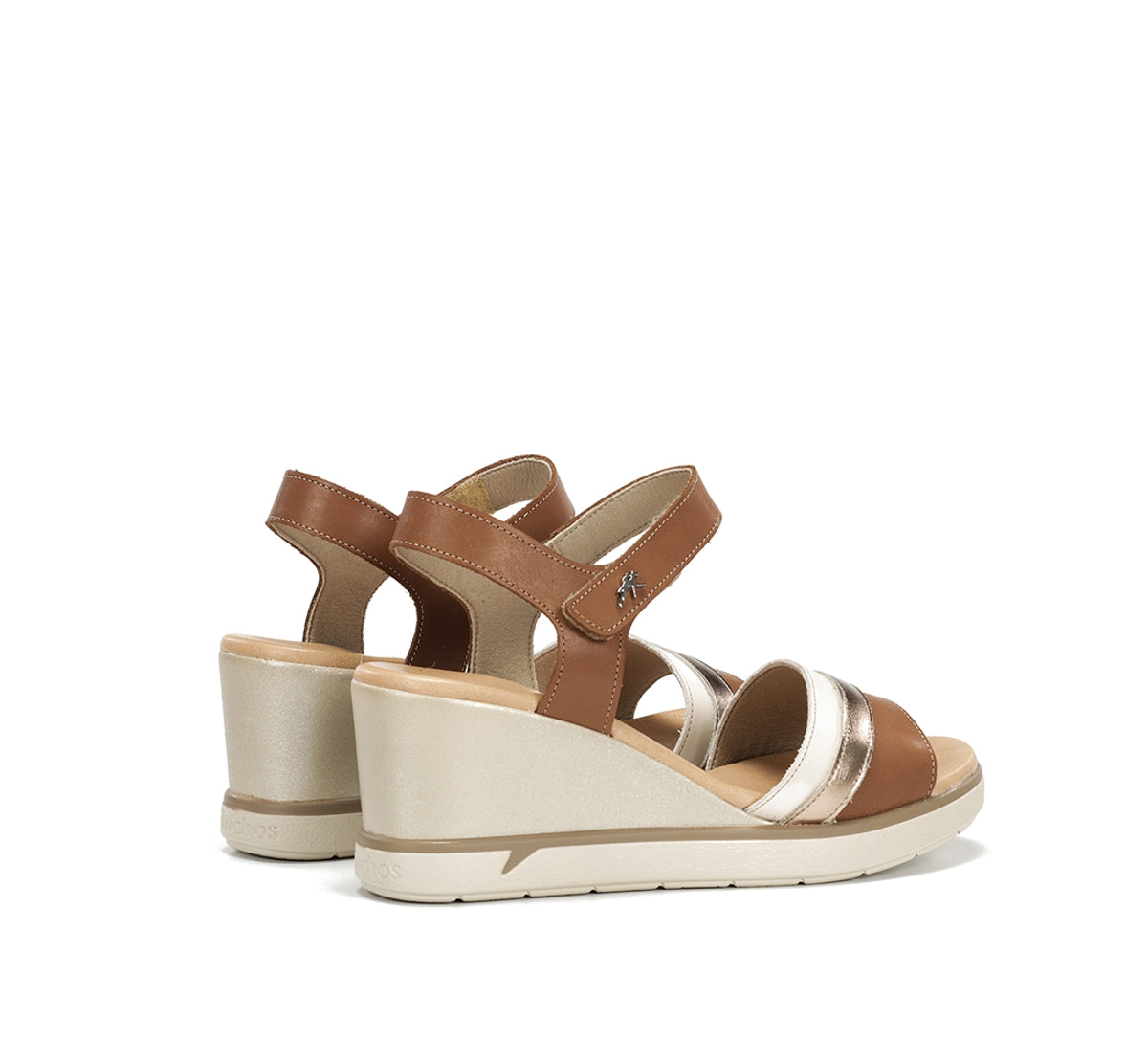 Fluchos Smash F2390 sandale femme marron compensée