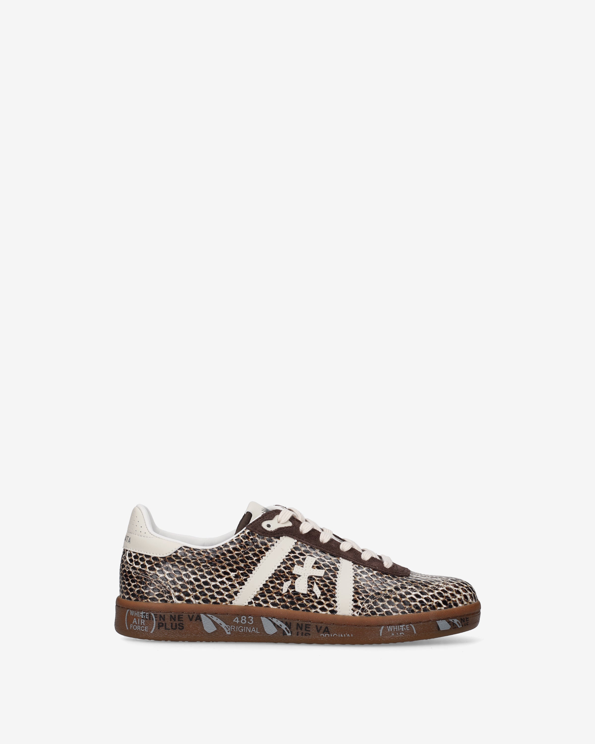 Premiata Bonnied 8573 sneakers femme beige python