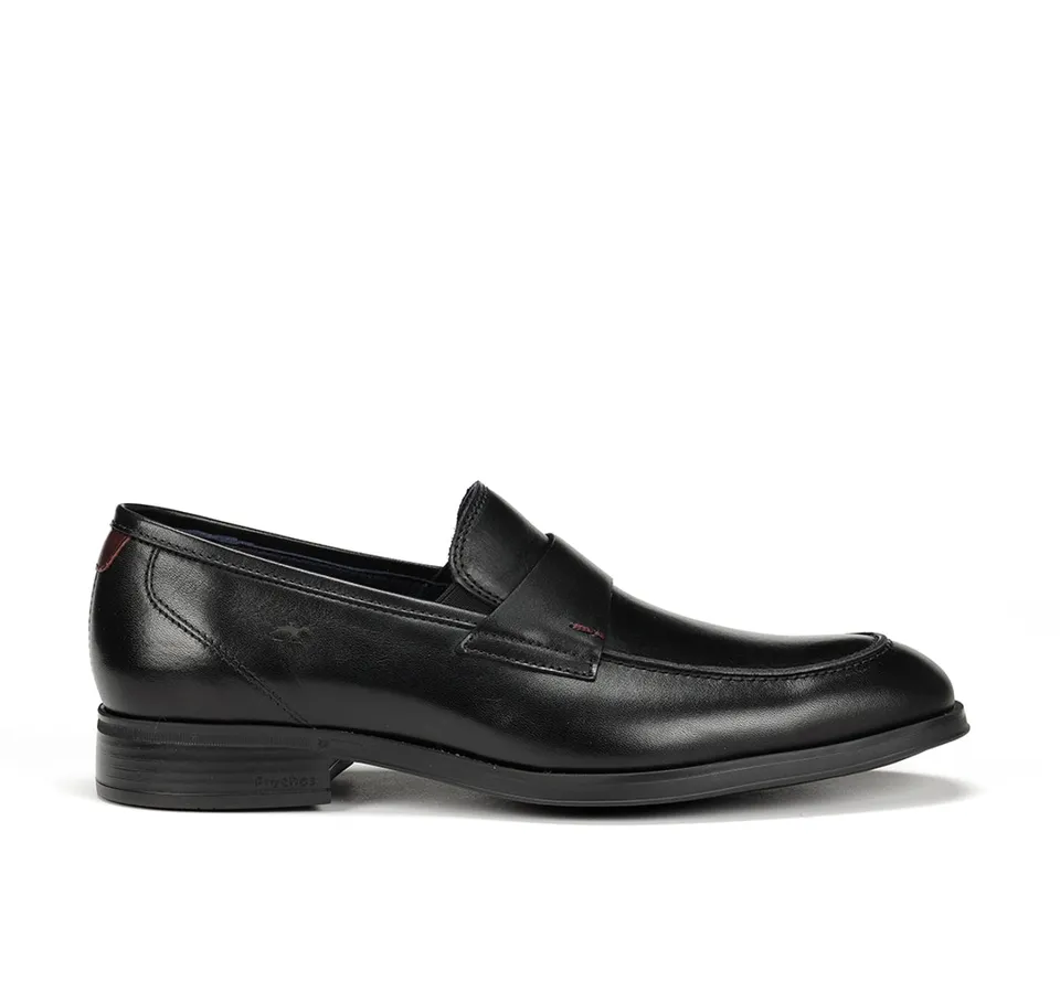 Fluchos Asgard F1890 mocassin noir homme cuir