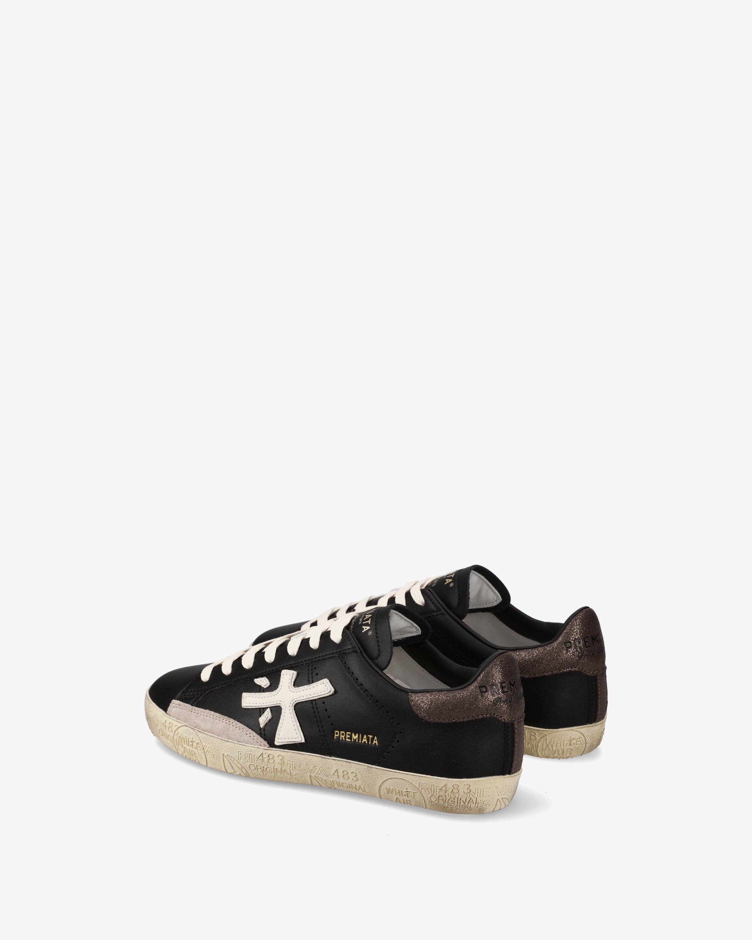 Premiata Stevend 7603 sneakers femme cuir noir