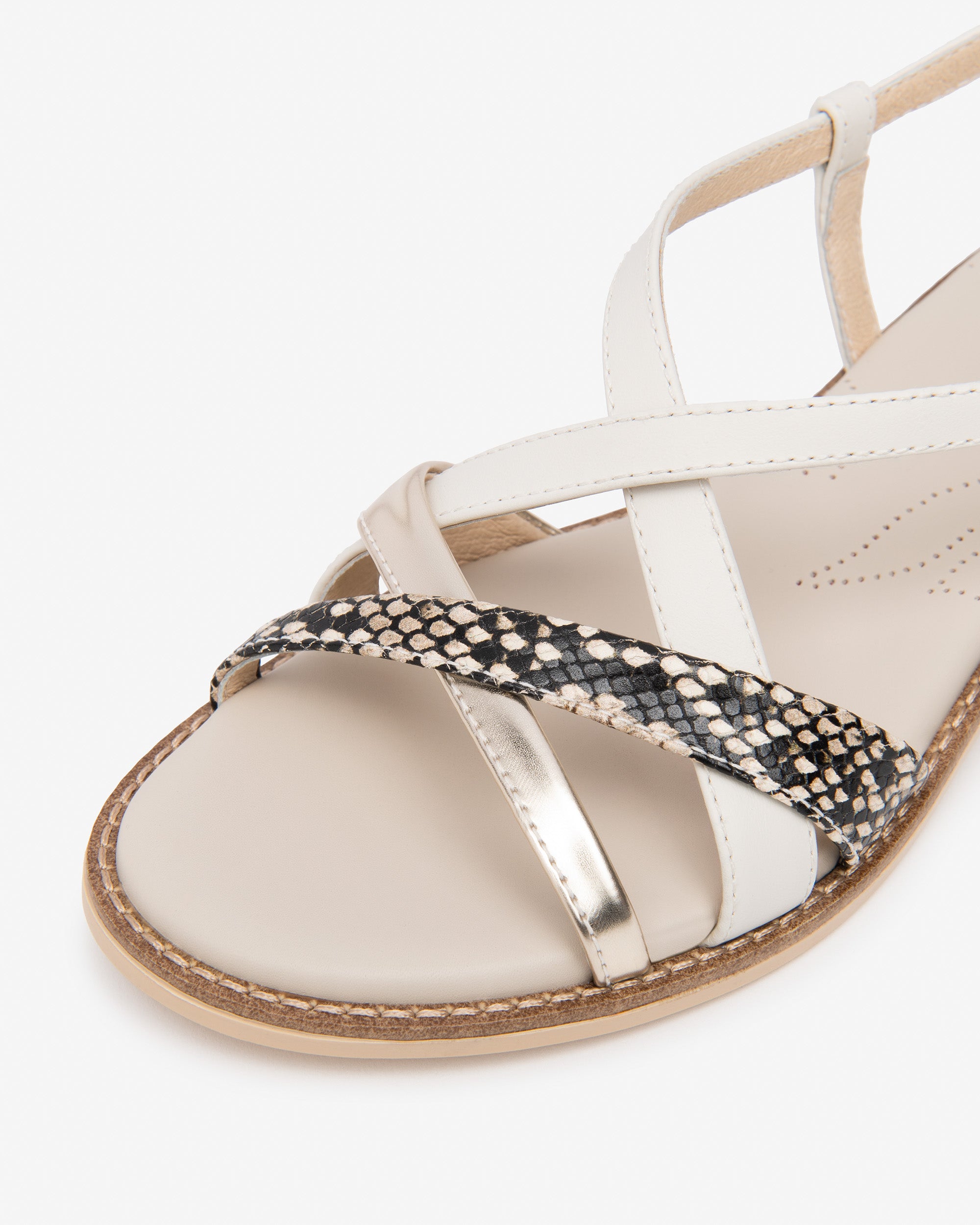 Nero Giardini Sandals sandales tissu cuir femme